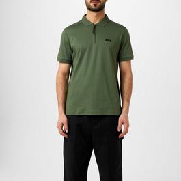 Calvin Klein MIX MEDIA NYLON INTERLOCK POLO