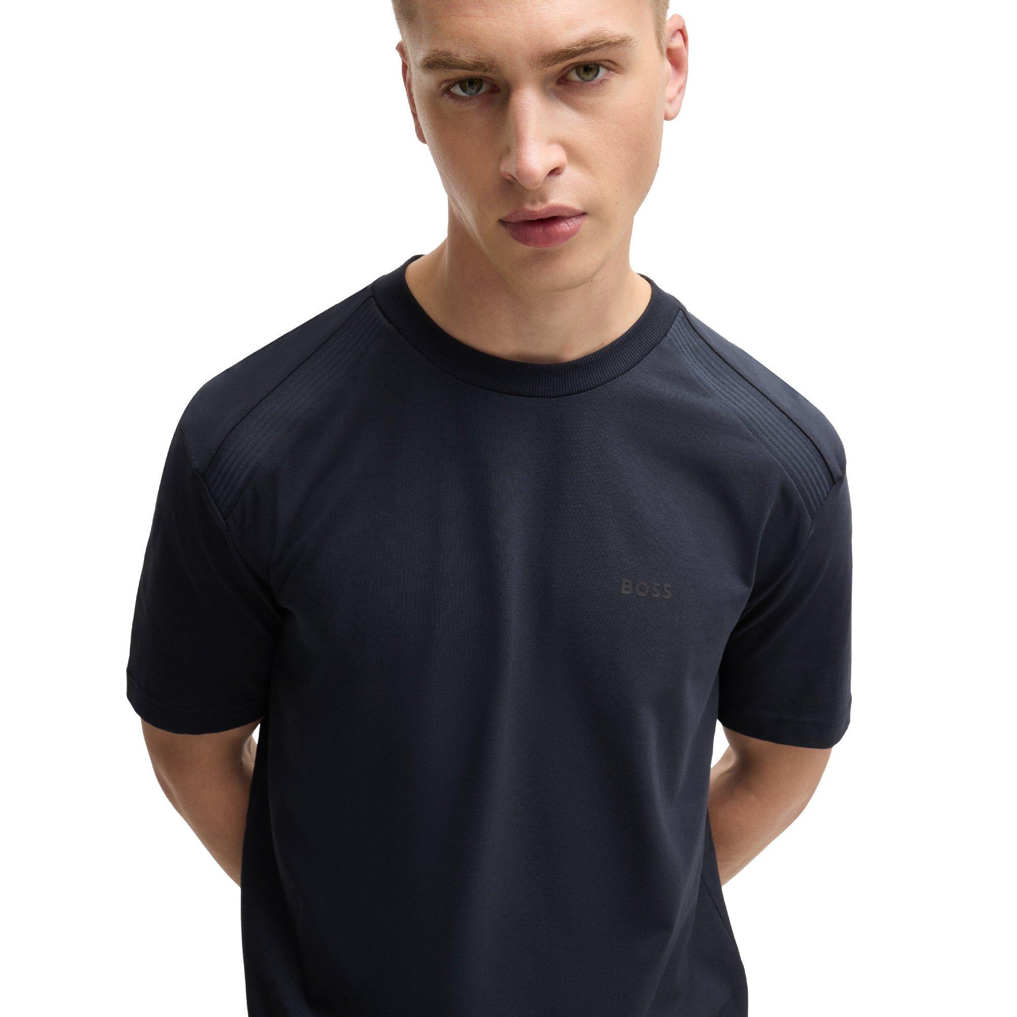 Dark Blue - Boss - Tee Tape 10262779 01 Polo Shirt Mens - 3