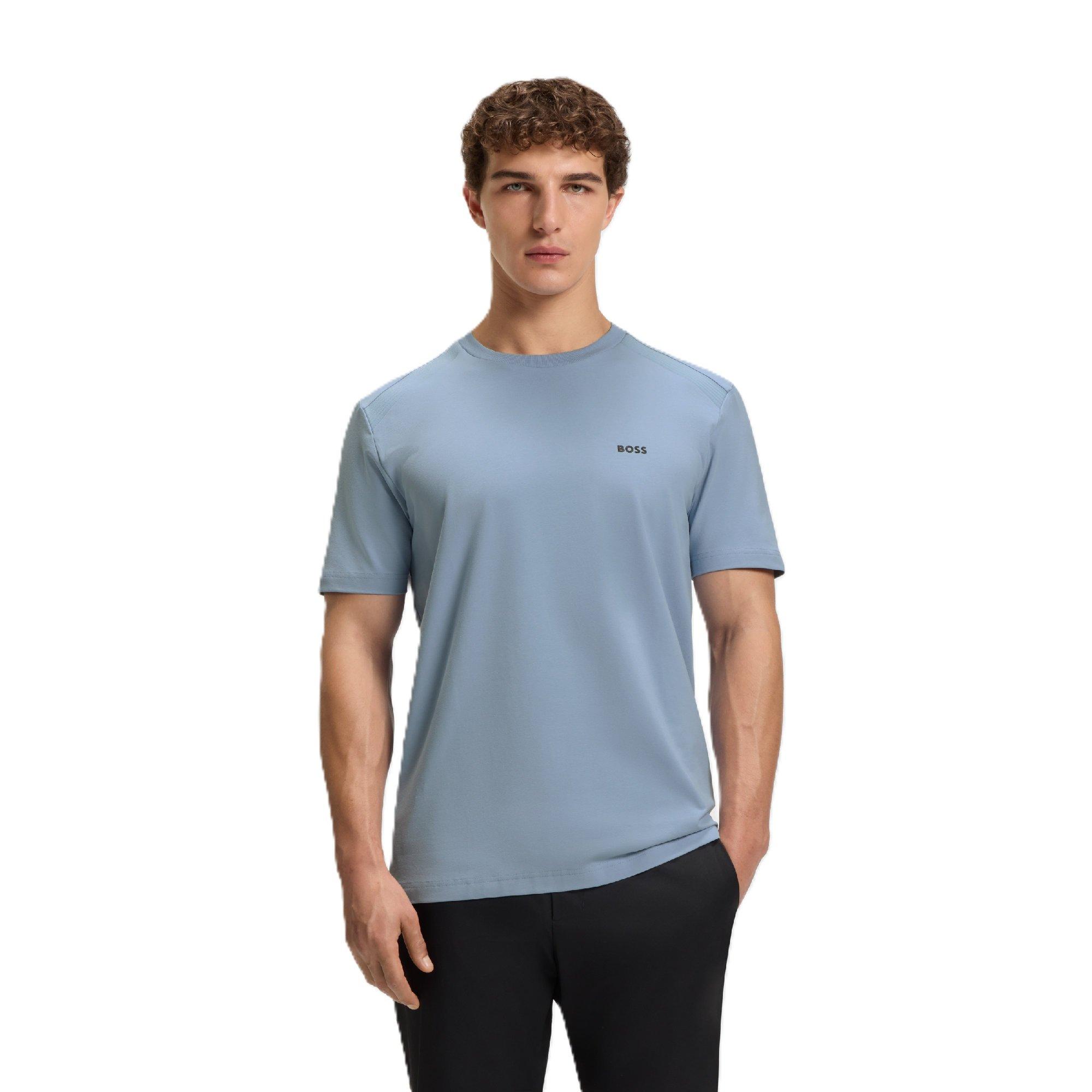 Boss Men's T Tape Short Sleeve Polo Shirt - Open Blue - 2XL