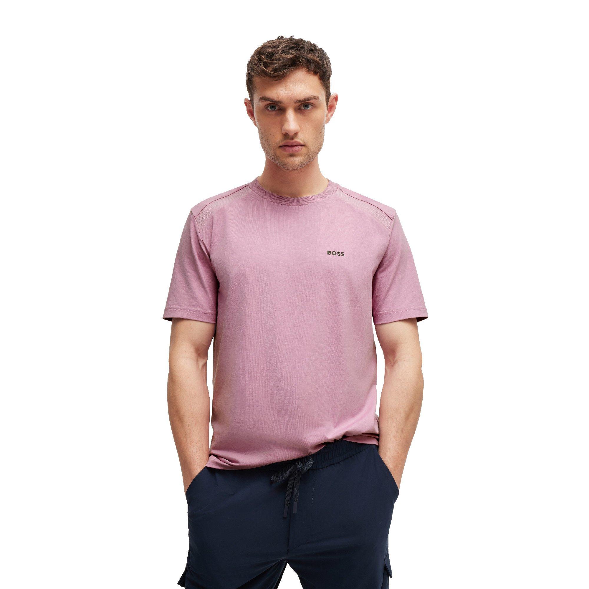 Pastel Purple - Boss - Men's T Tape Short Sleeve Polo Shirt - 2