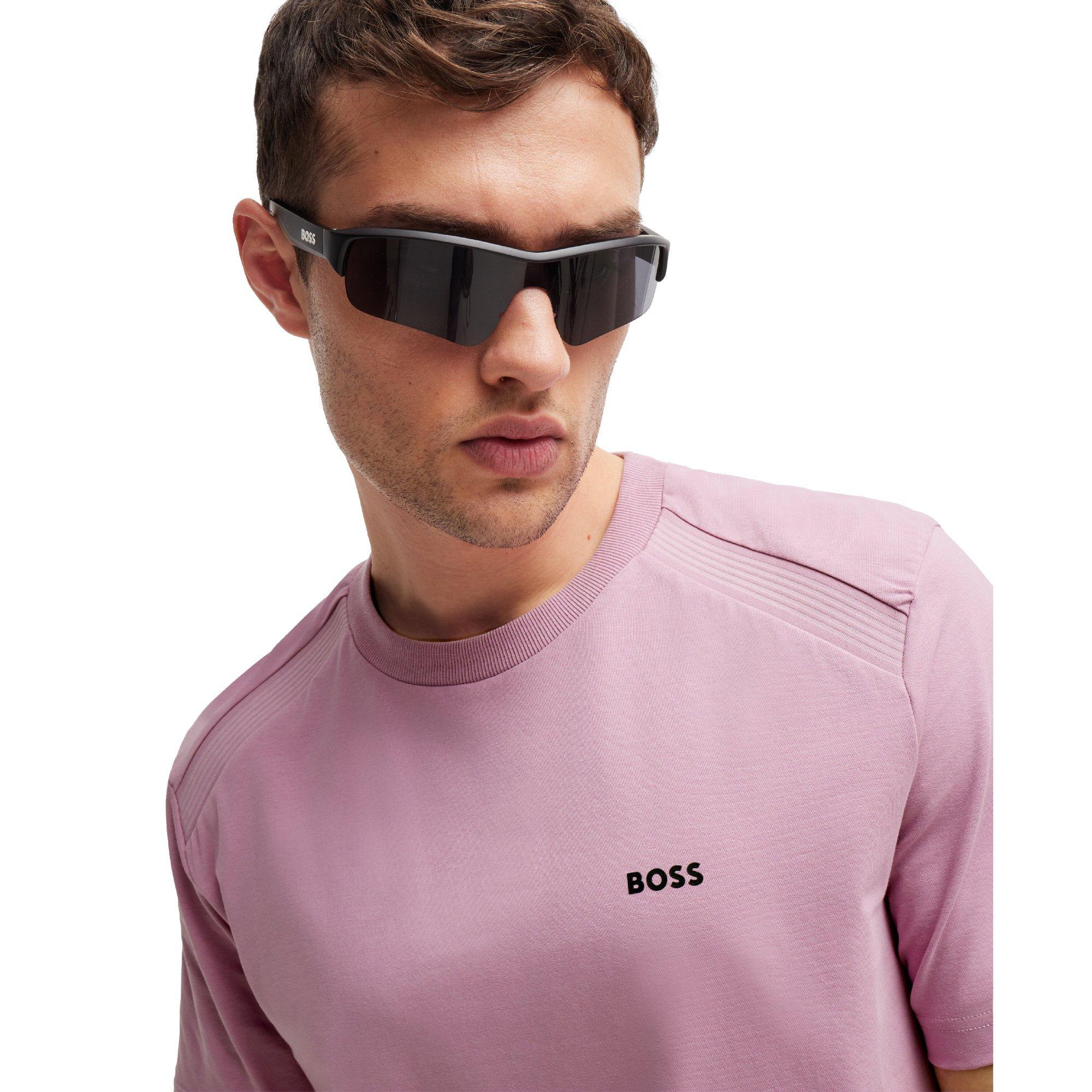Pastel Purple - Boss - Men's T Tape Short Sleeve Polo Shirt - 4