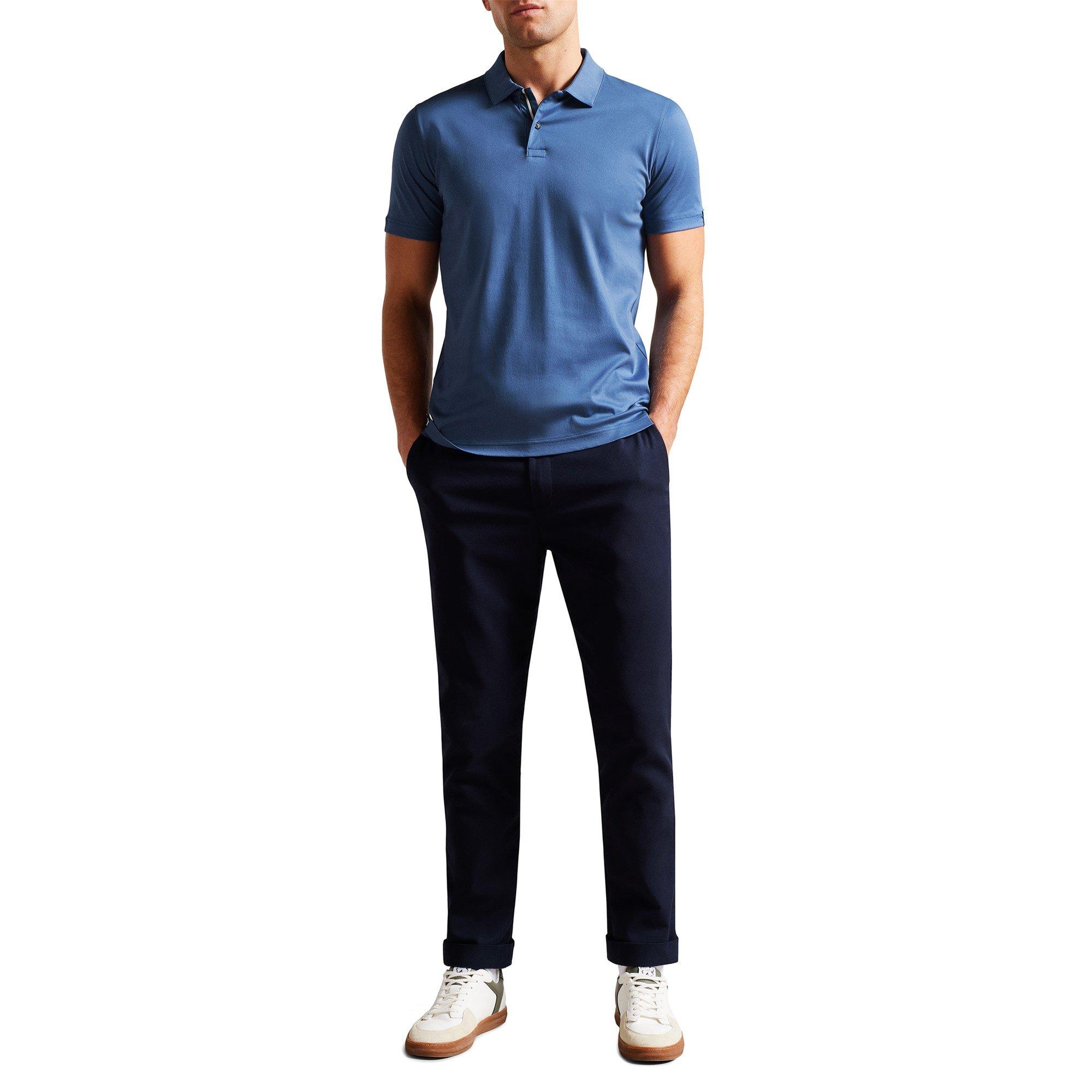 Dk-Blue - Ted Baker - Men's Regular Fit Zeiter Polo Shirt - 2