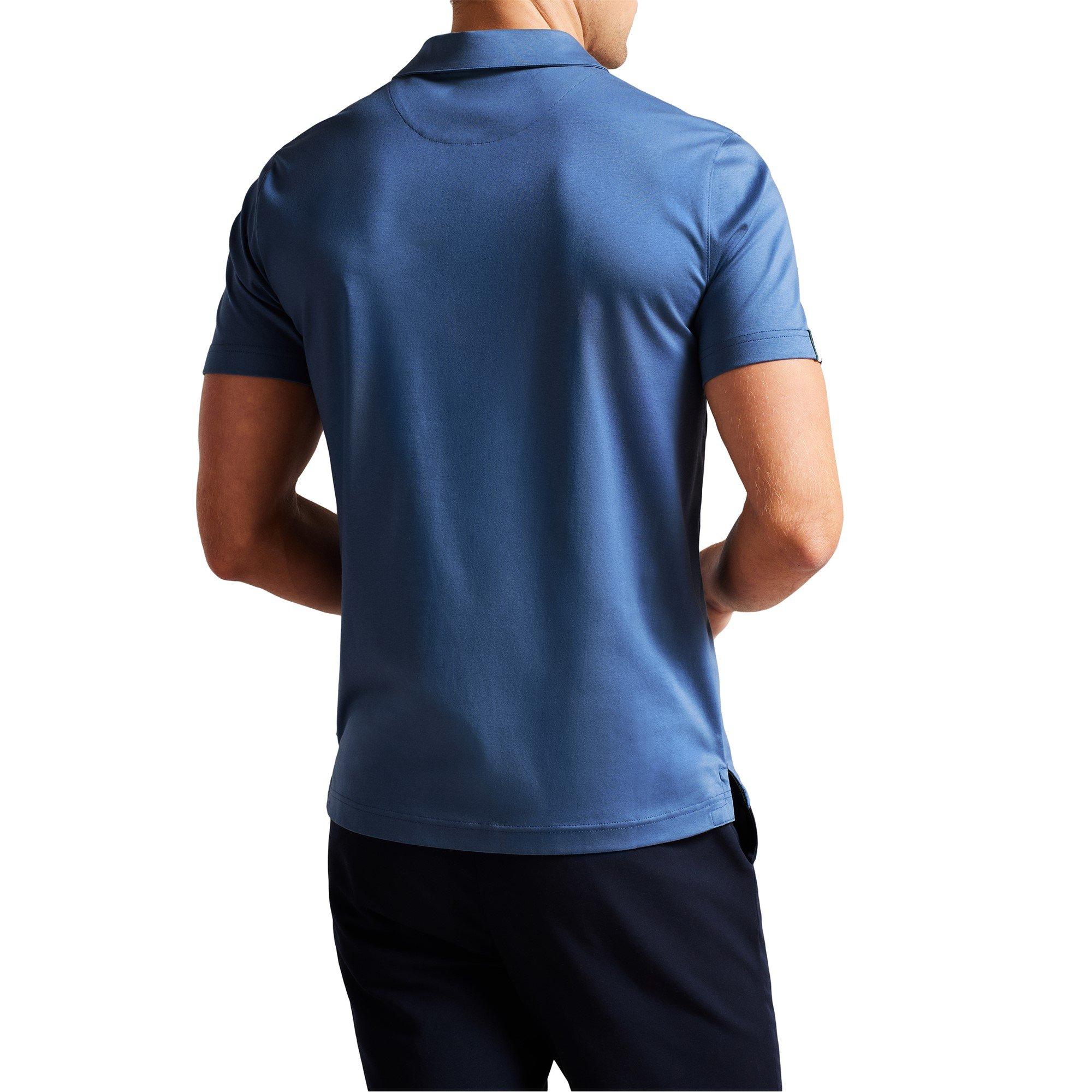 Dk-Blue - Ted Baker - Men's Regular Fit Zeiter Polo Shirt - 4