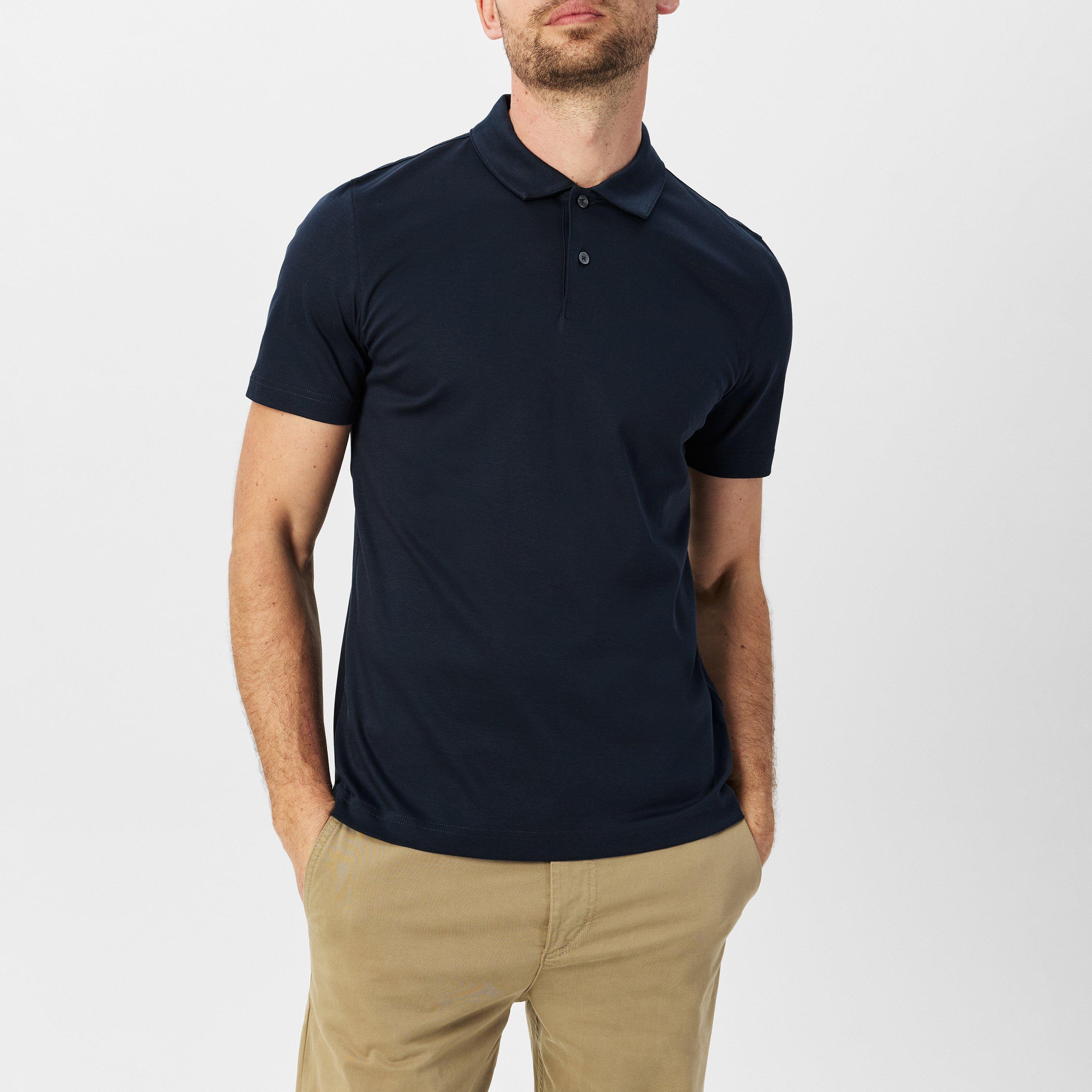 Navy - Ted Baker - Men's Regular Fit Zeiter Polo Shirt - 3