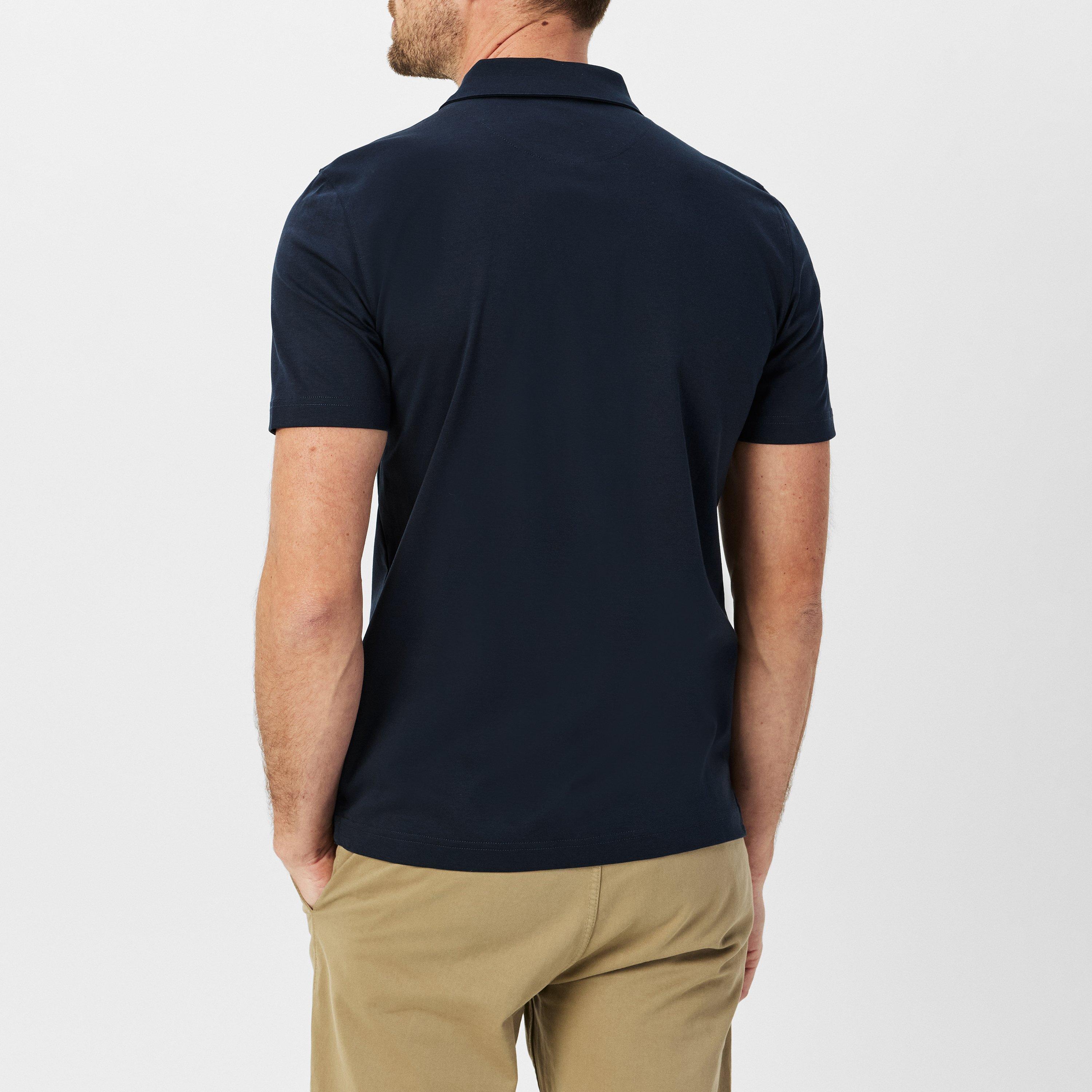 Navy - Ted Baker - Men's Regular Fit Zeiter Polo Shirt - 4