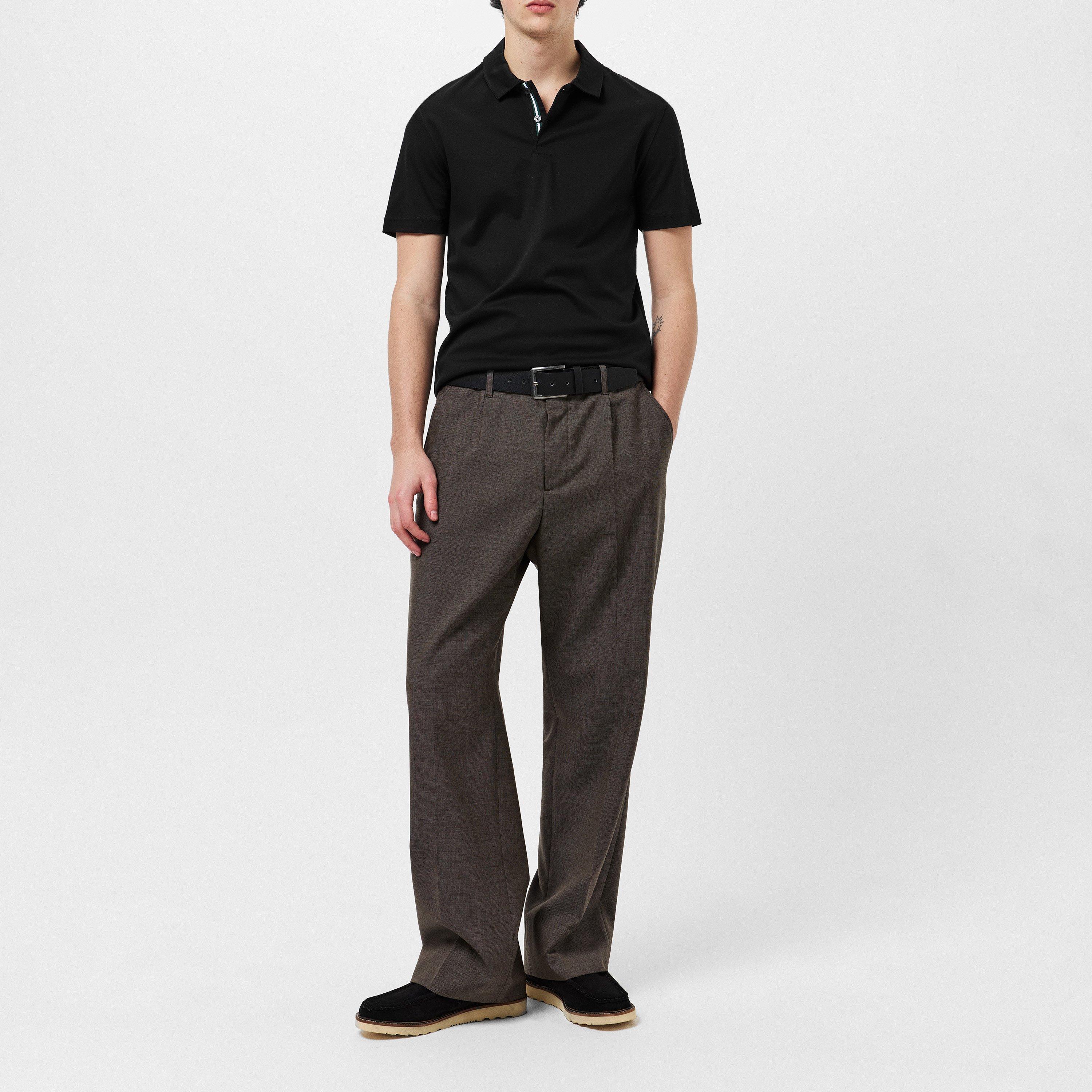 Black - Ted Baker - Men's Regular Fit Zeiter Polo Shirt - 6