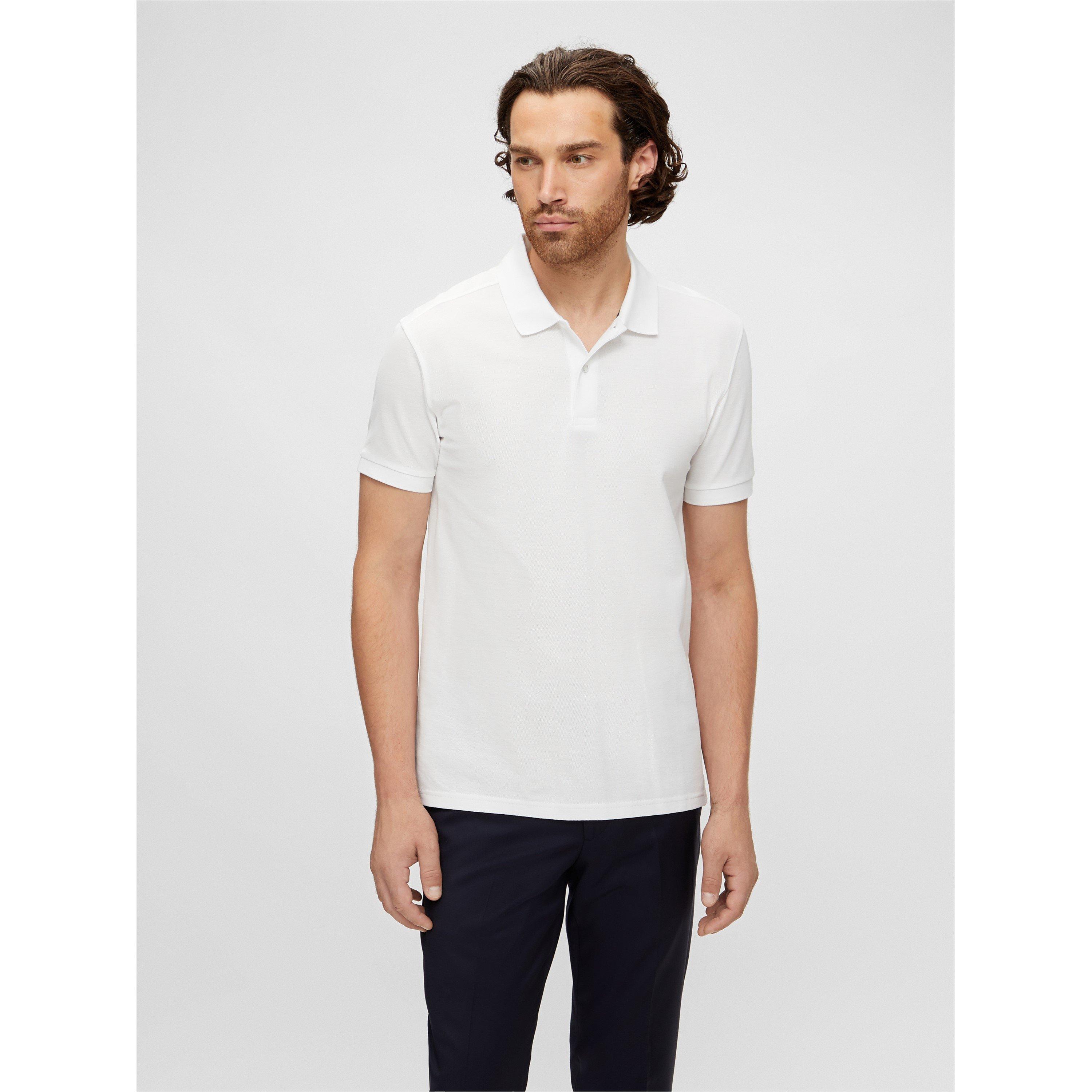 White 0000 - J Lindeberg - Men's Troy Polo Shirt - 3