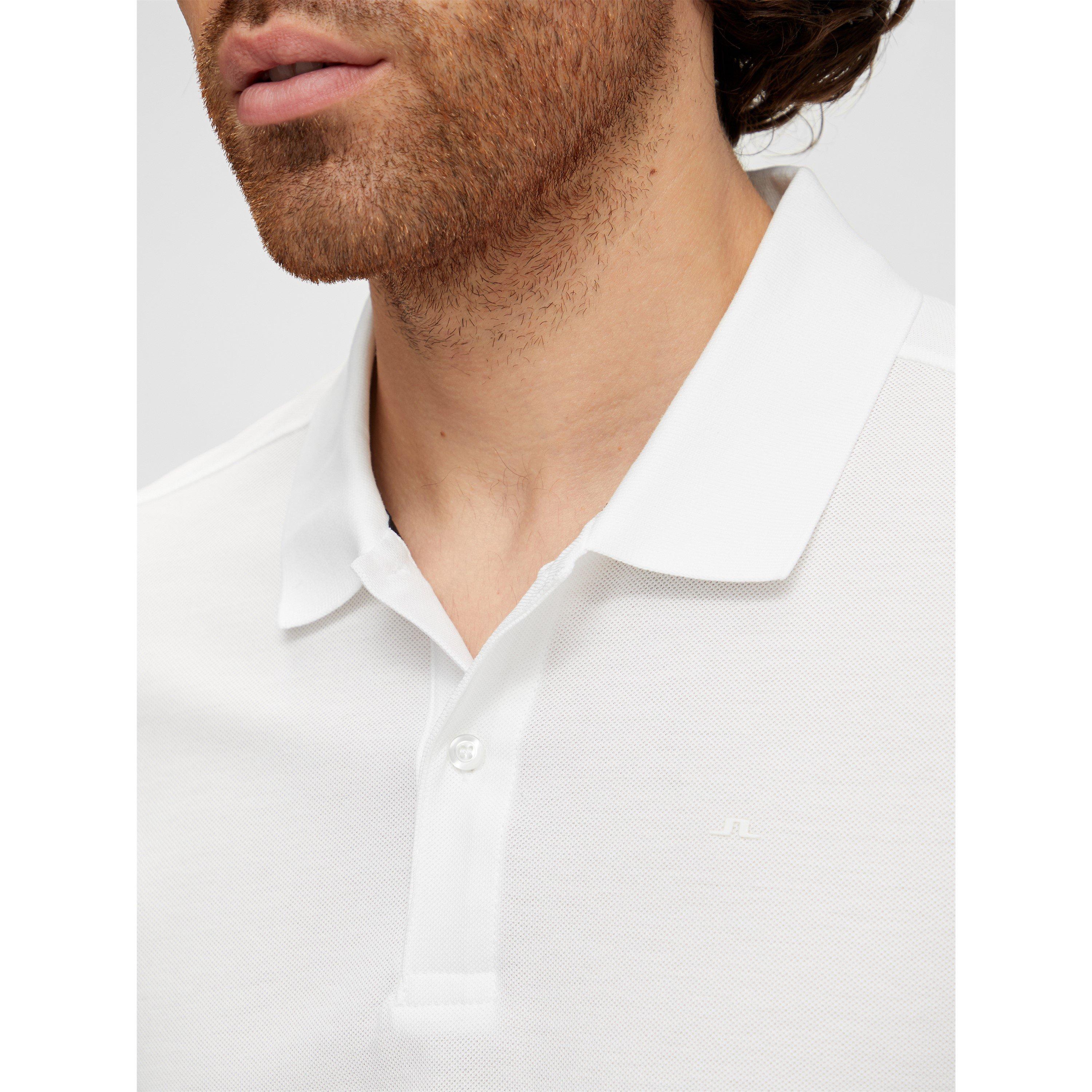 White 0000 - J Lindeberg - Men's Troy Polo Shirt - 5