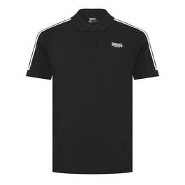 Lonsdale 2 Stripe Short Sleeve Polo Shirt