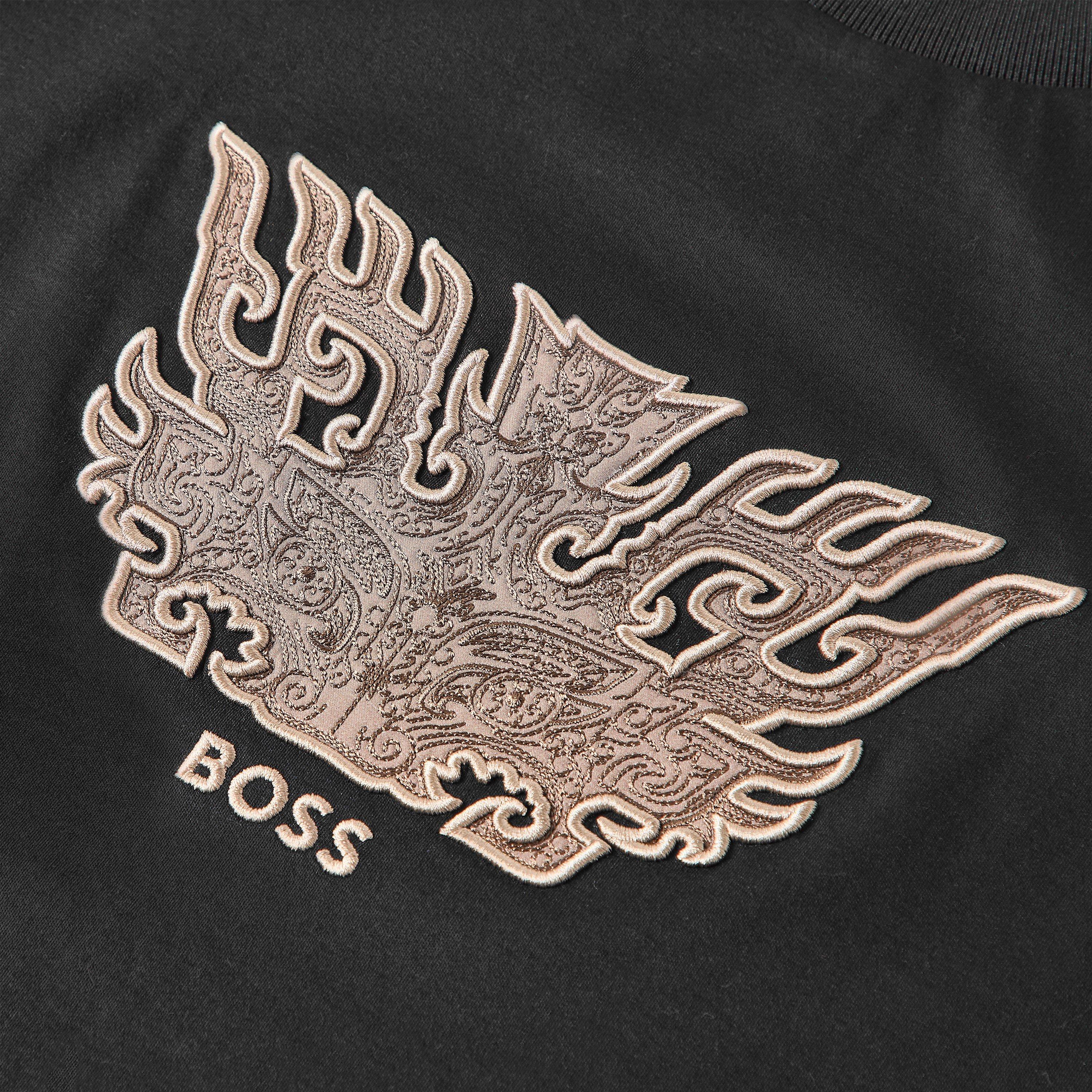 Black - Boss - Men's Taut Lny Short Sleeve Polo Shirt - 3