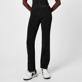 Off White Women's Ribbed Knitted Trousers