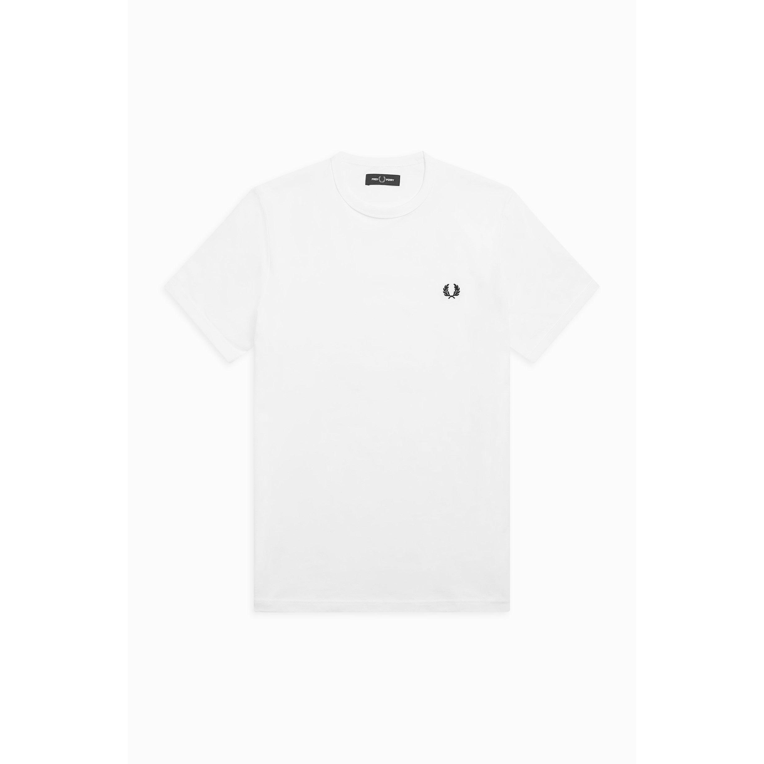 White 100 - Fred Perry - Ringer T-Shirt - 8