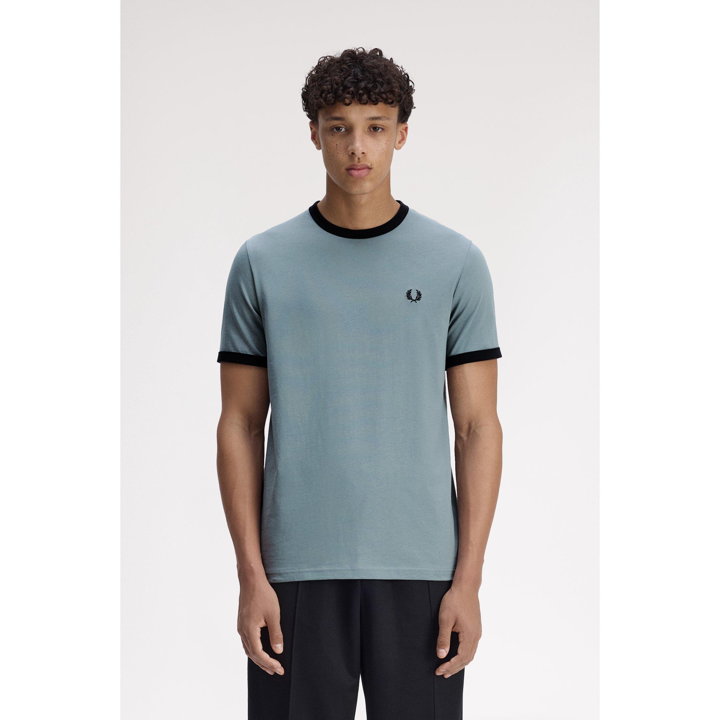 Stock Blue Z56 - Fred Perry - Ringer T-Shirt - 3