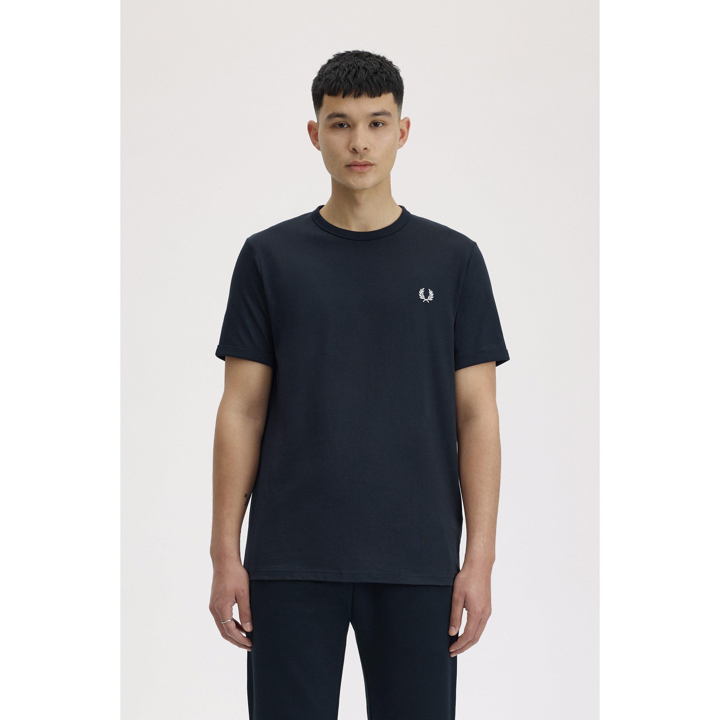 Navy 608 - Fred Perry - Ringer T-Shirt - 3