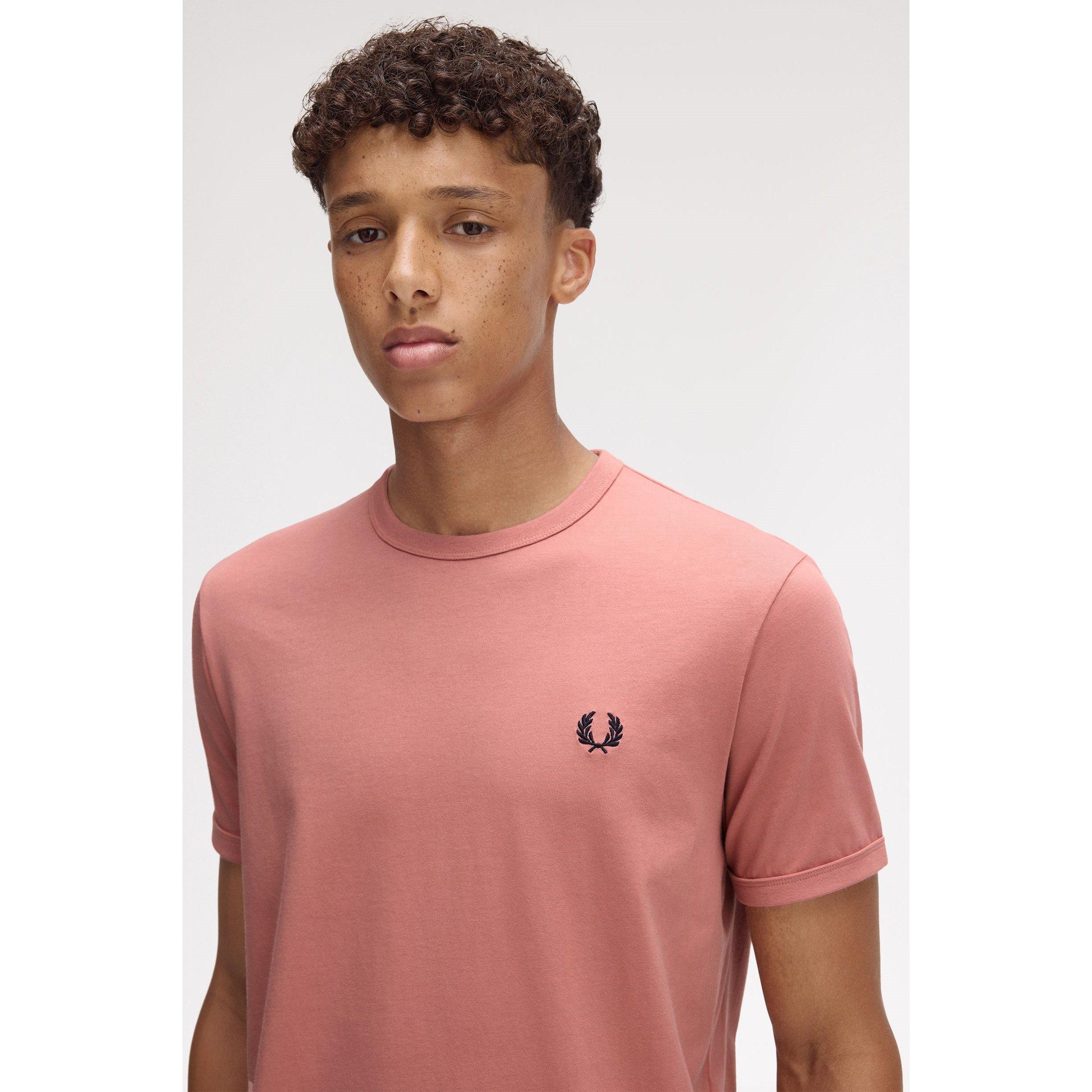Putty Pink X90 - Fred Perry - Ringer T-Shirt - 3
