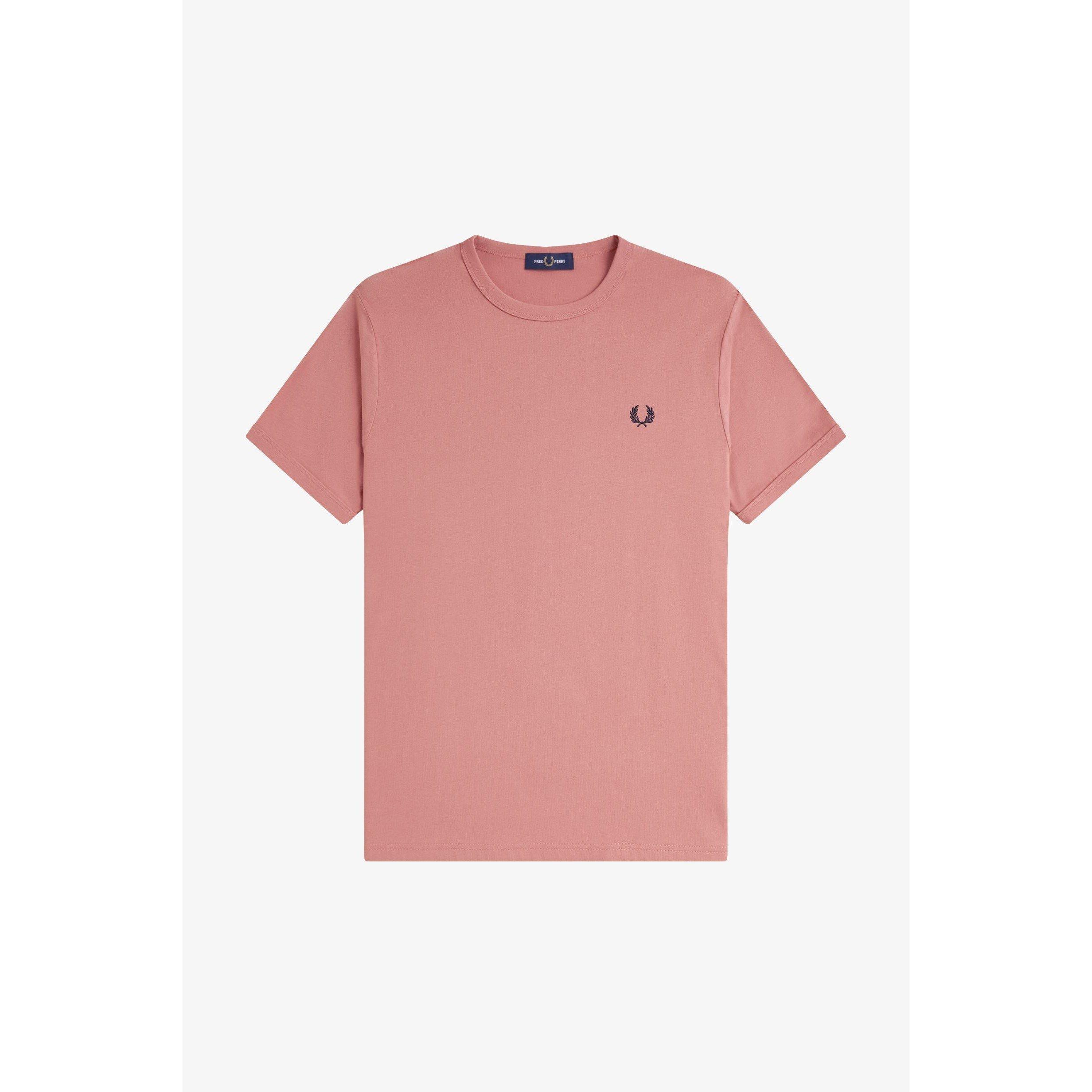 Putty Pink X90 - Fred Perry - Ringer T-Shirt - 4
