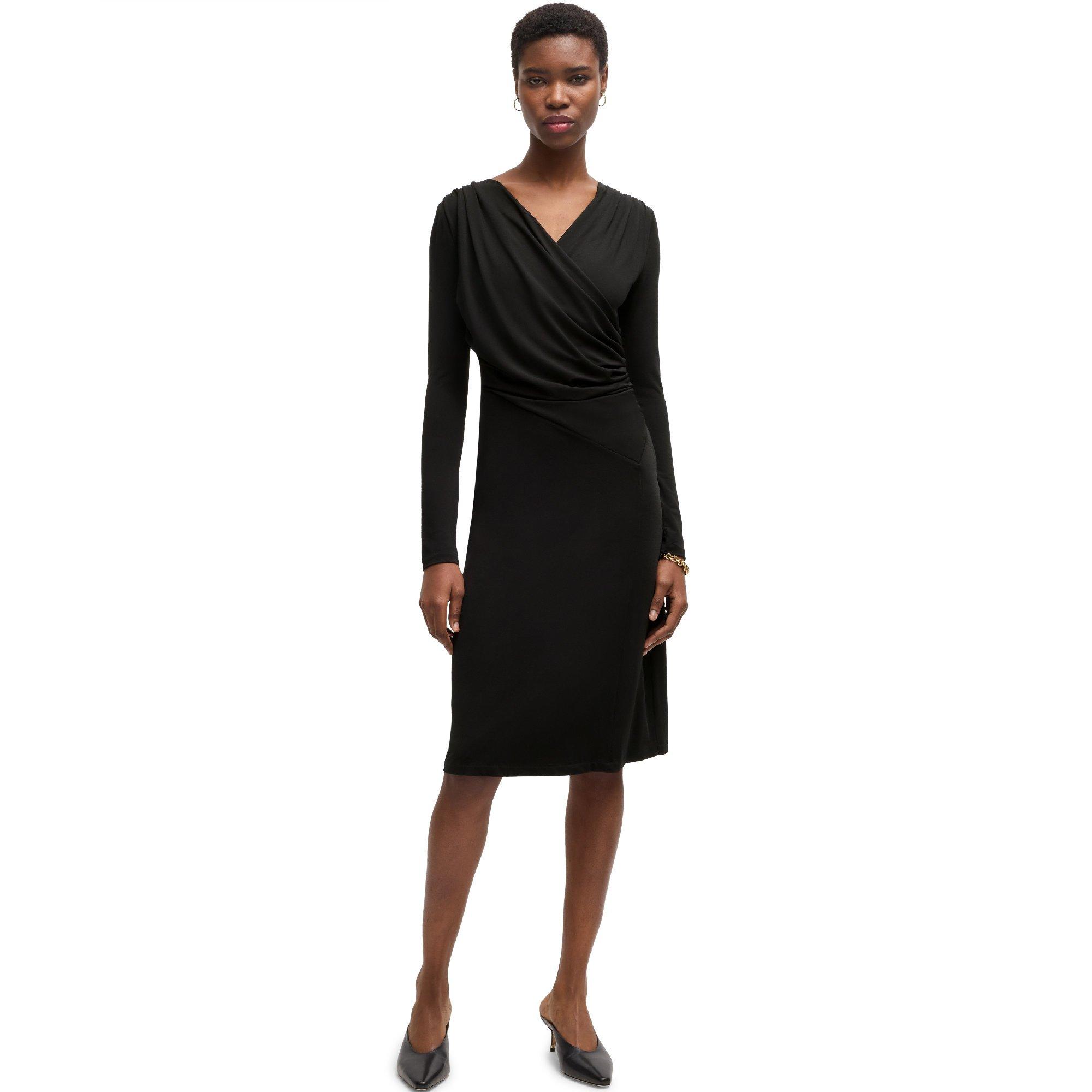 Boss Women's Eular Short Sleeve Polo Shirt - Black - Size 12 (L)