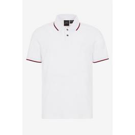 Armani Exchange Tipped Pique Polo Shirt