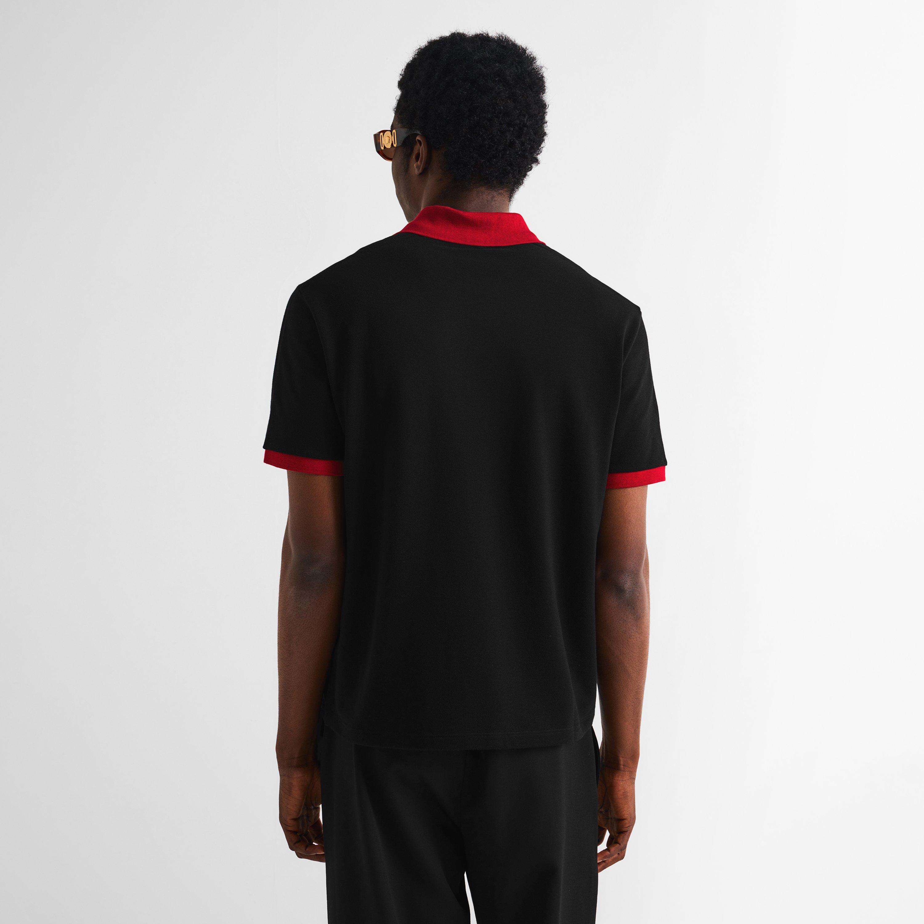 Black/Lipstick - Versace - Versace Medusa Polo Sn62 - 4