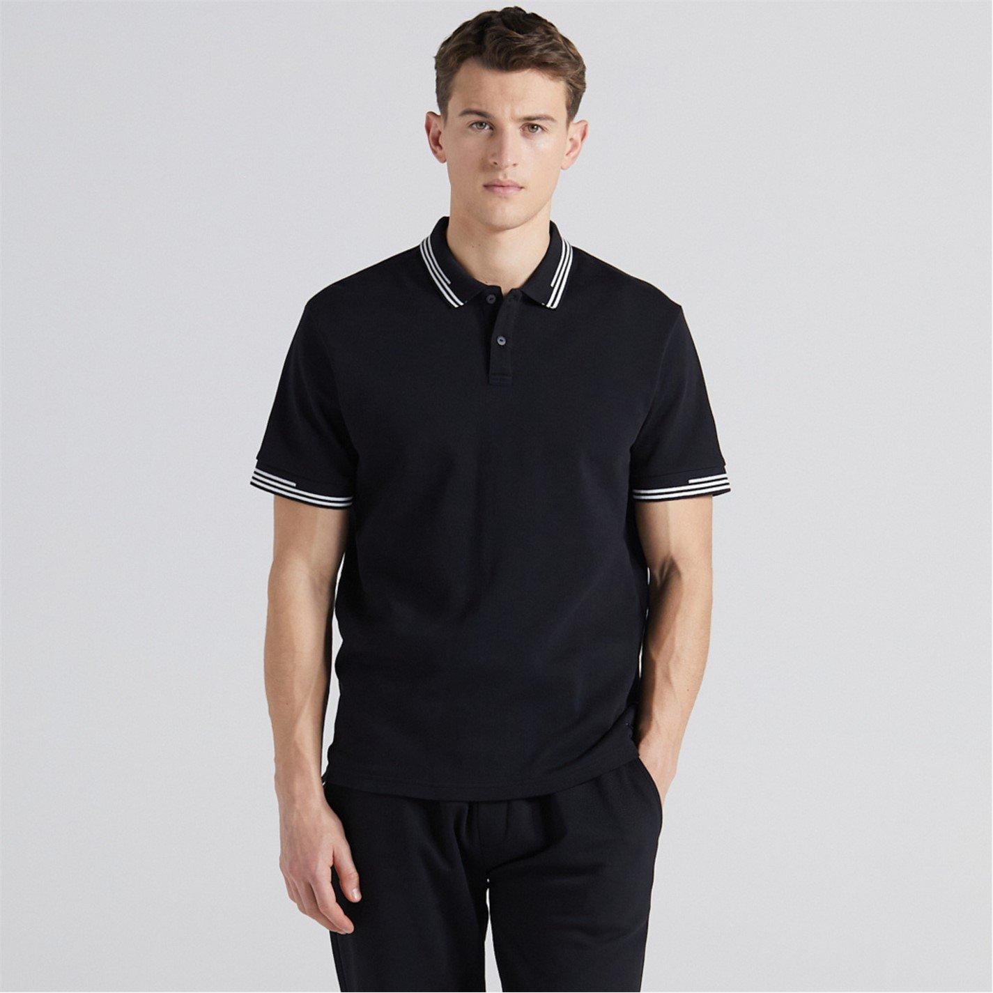Preto Jet. - Original Creator - OC Moisture Control Essential Pique Polo Shirt - 1