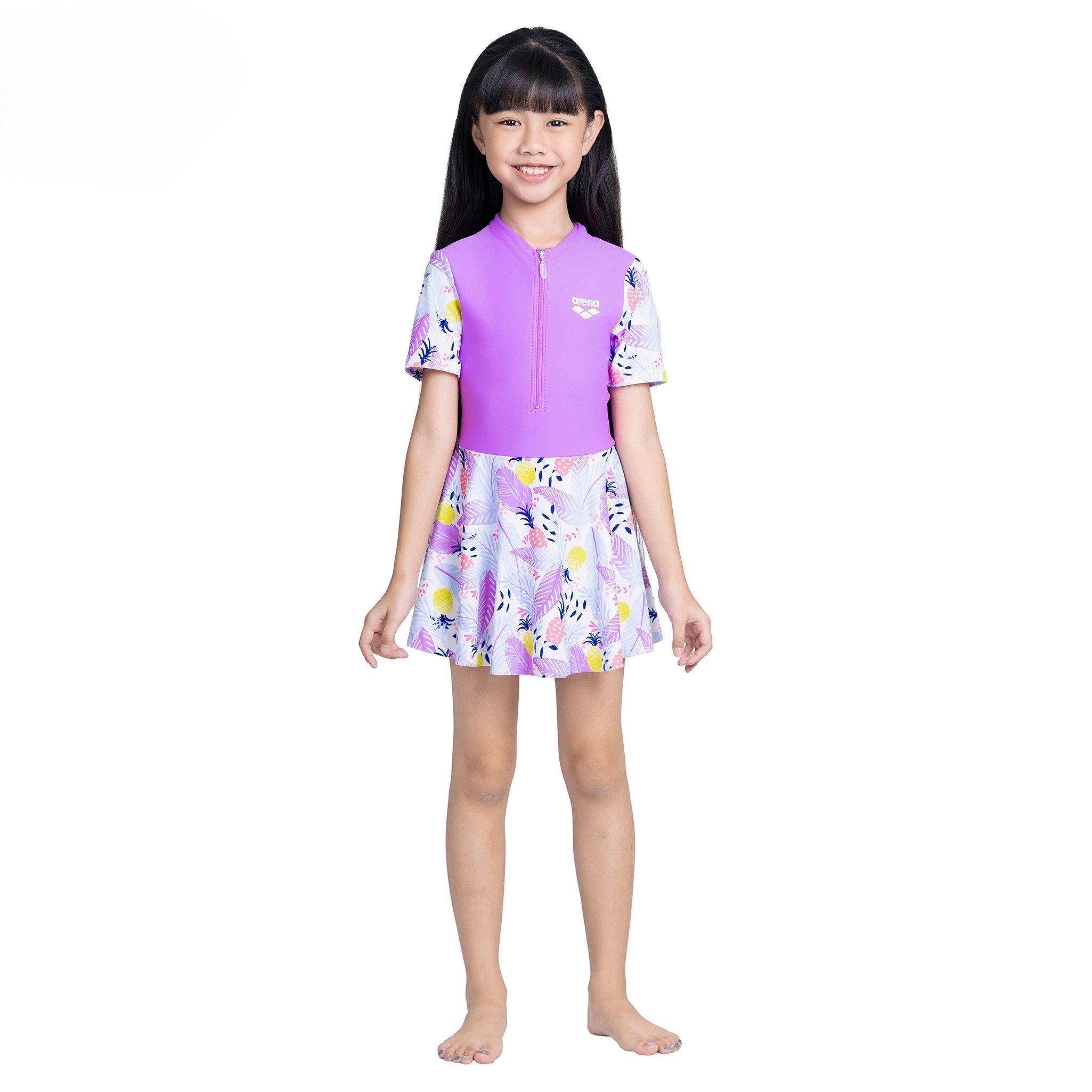 Purple - Arena - Arena Swim Dress Jn64 - 1