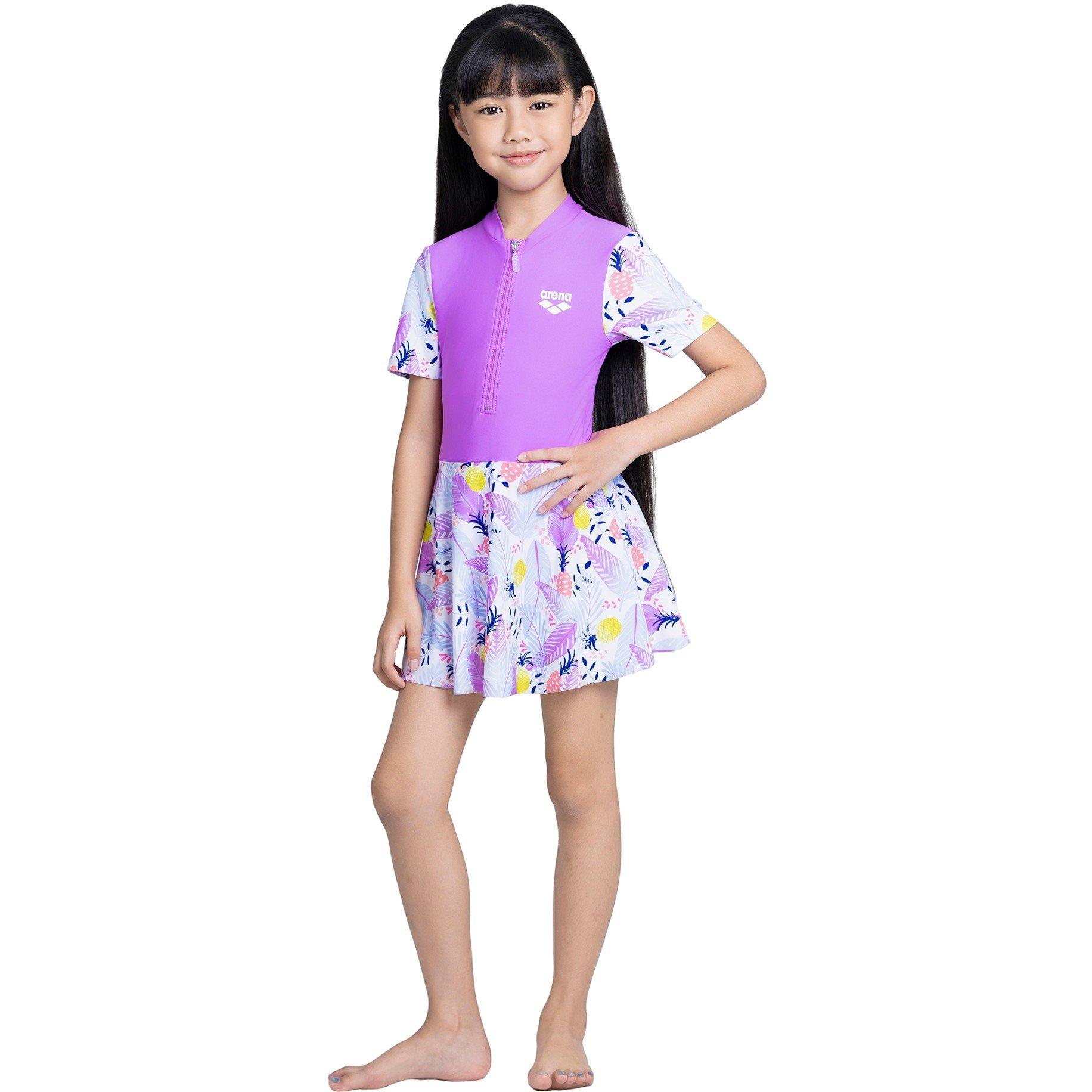 Purple - Arena - Arena Swim Dress Jn64 - 2