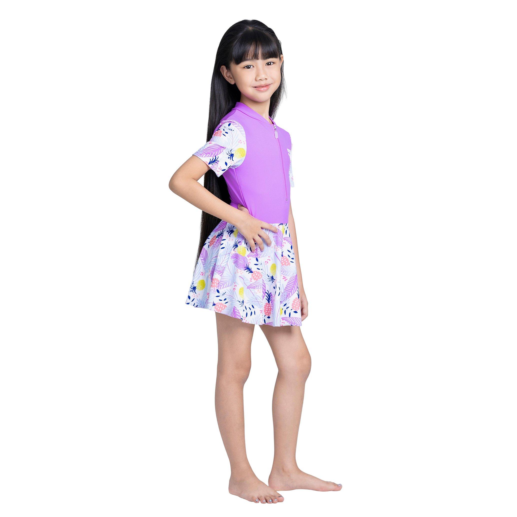 Purple - Arena - Arena Swim Dress Jn64 - 3