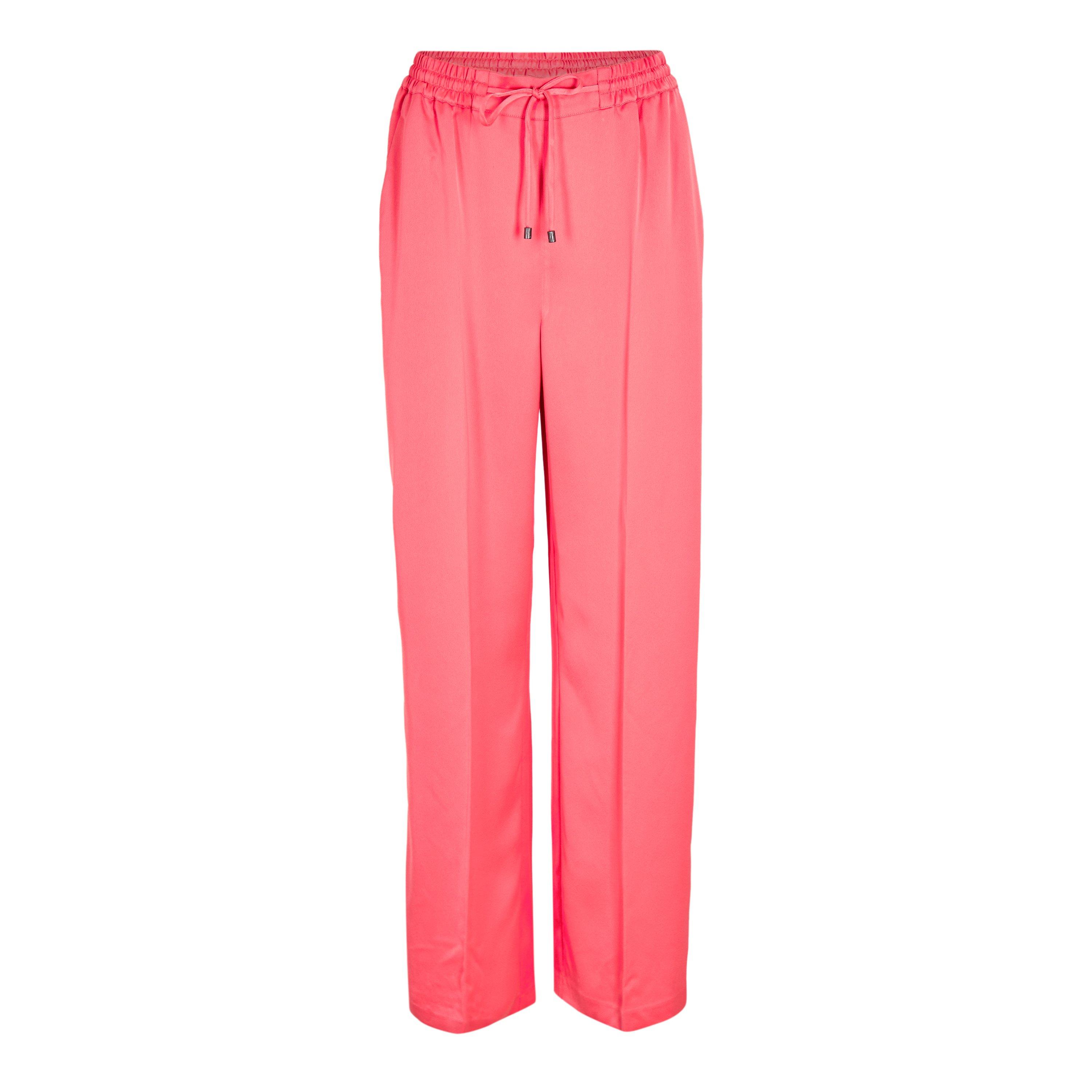Ted Baker Ted Satin Wide Leg Trouser - Coral - Size 8 (XS)