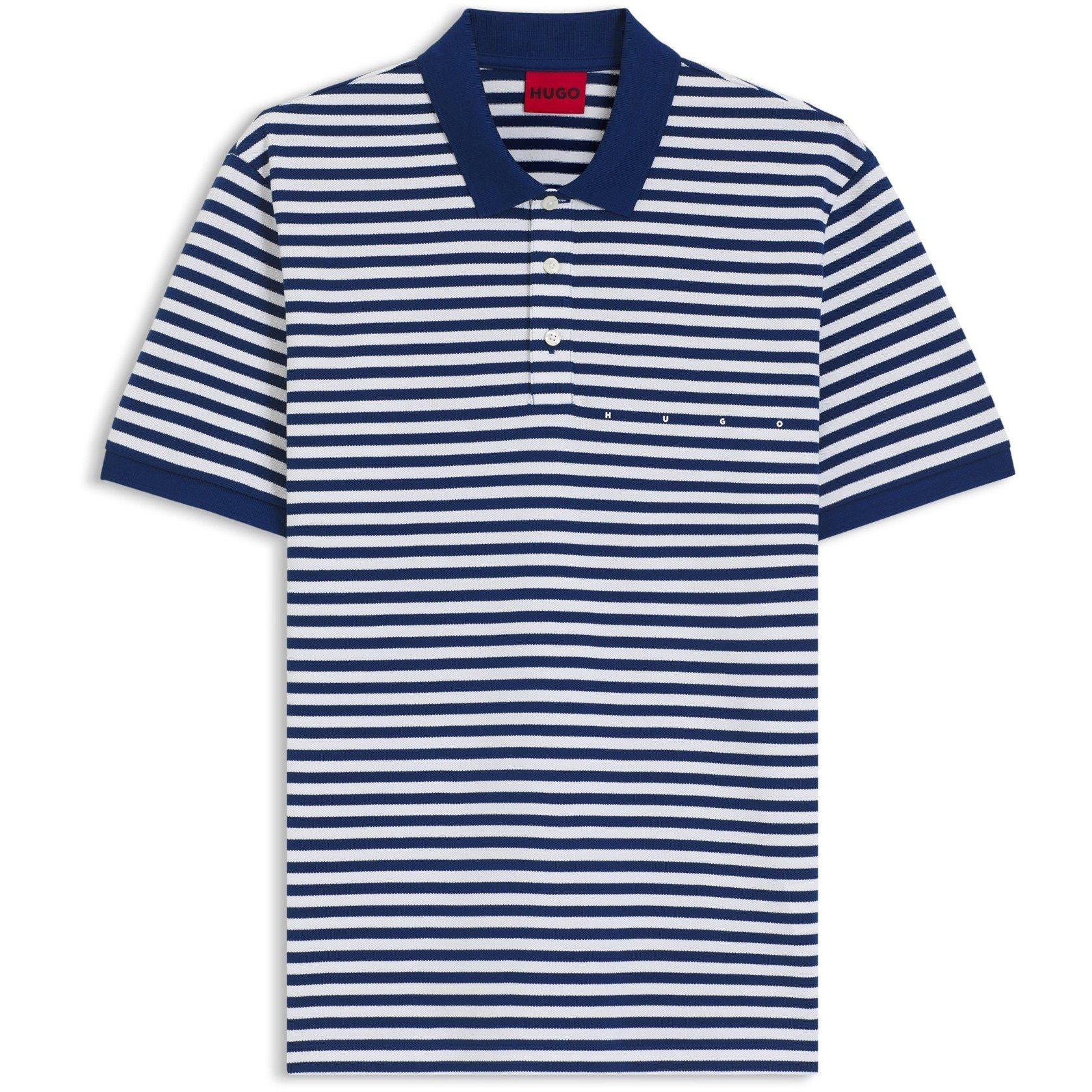 Blue/White 990 - Hugo - Men's Short Sleeve Polo Shirt