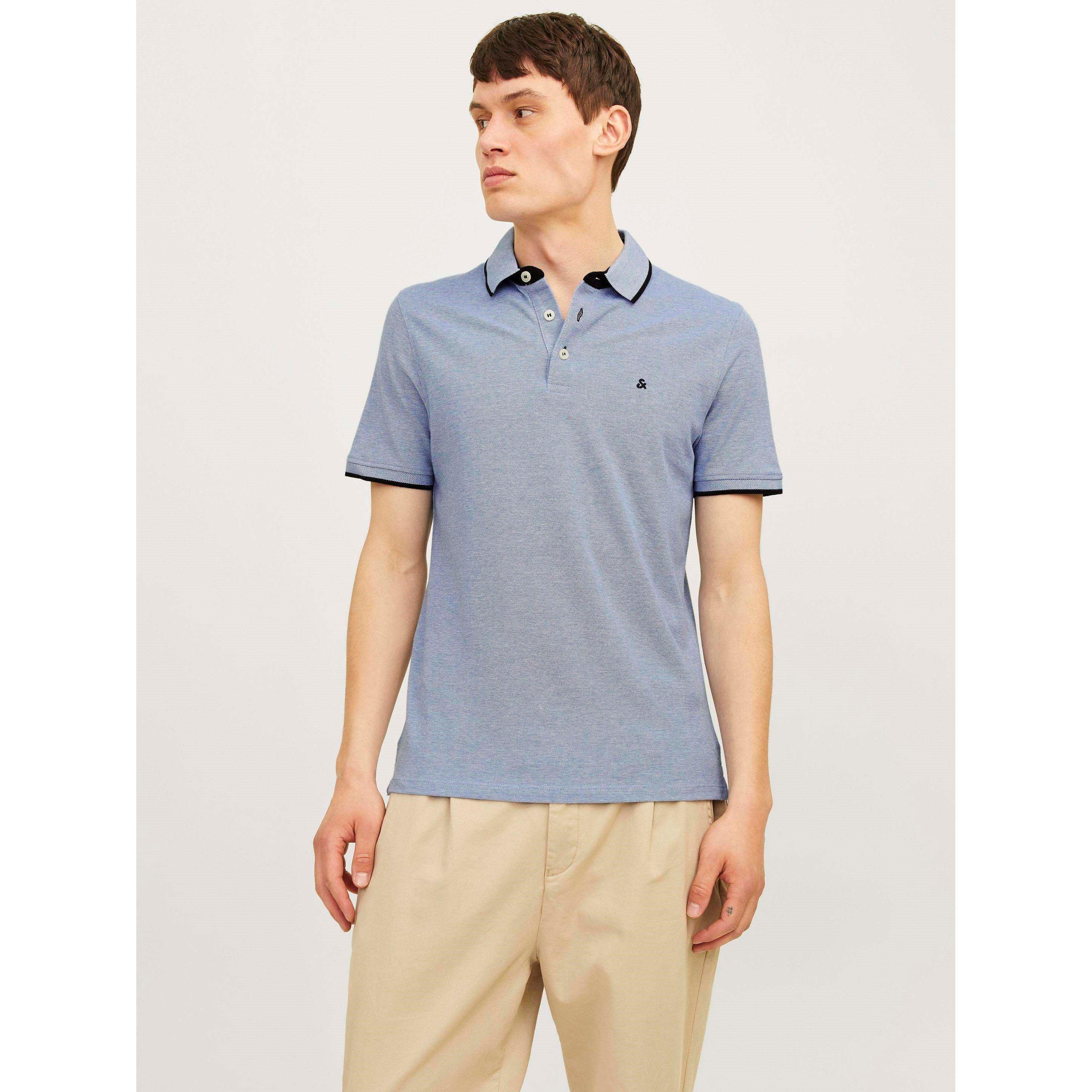 Cobalt/White - Jack and Jones - Paulos 2 Pack Short Sleeve Polos Mens - 5