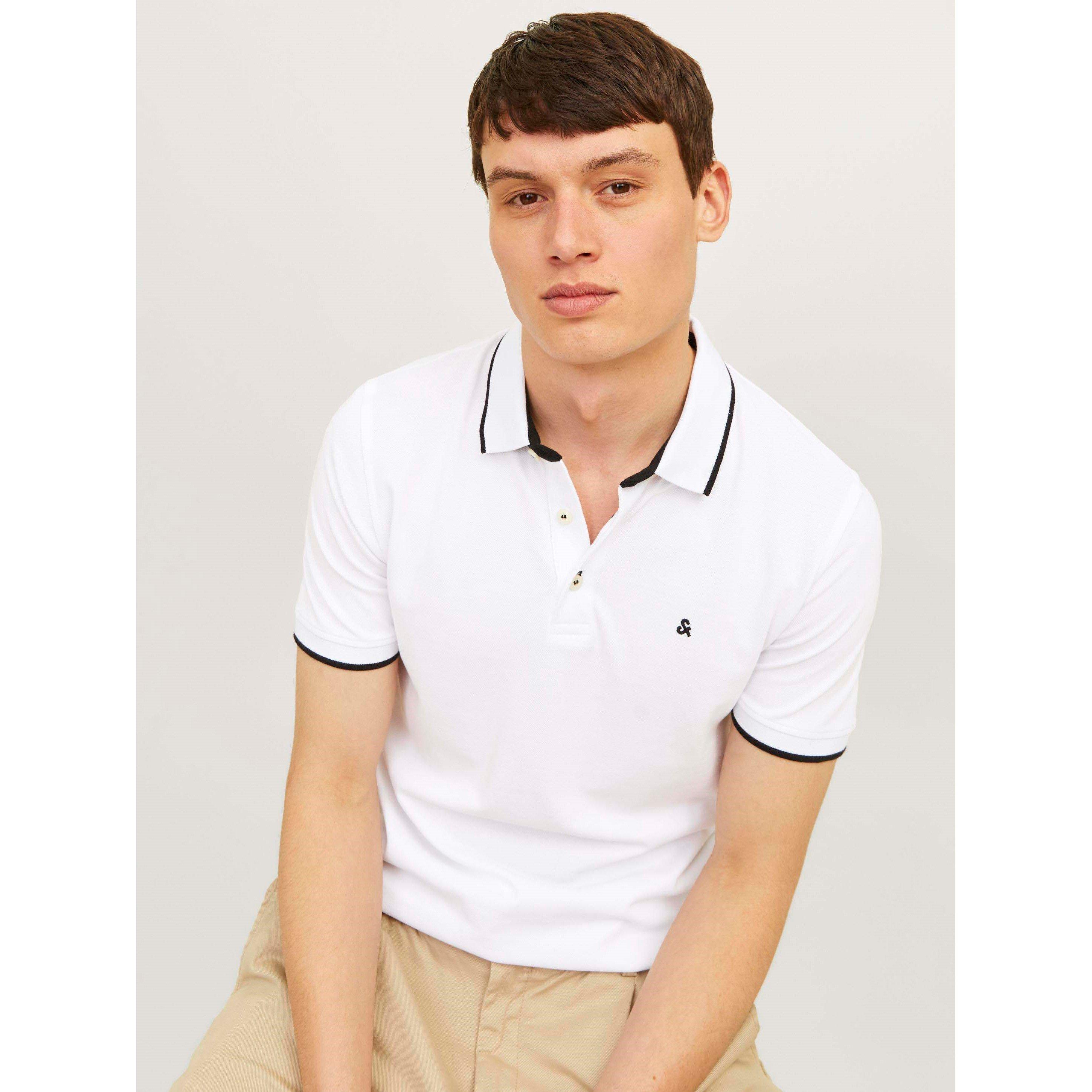 Cobalt/White - Jack and Jones - Paulos 2 Pack Short Sleeve Polos Mens - 6