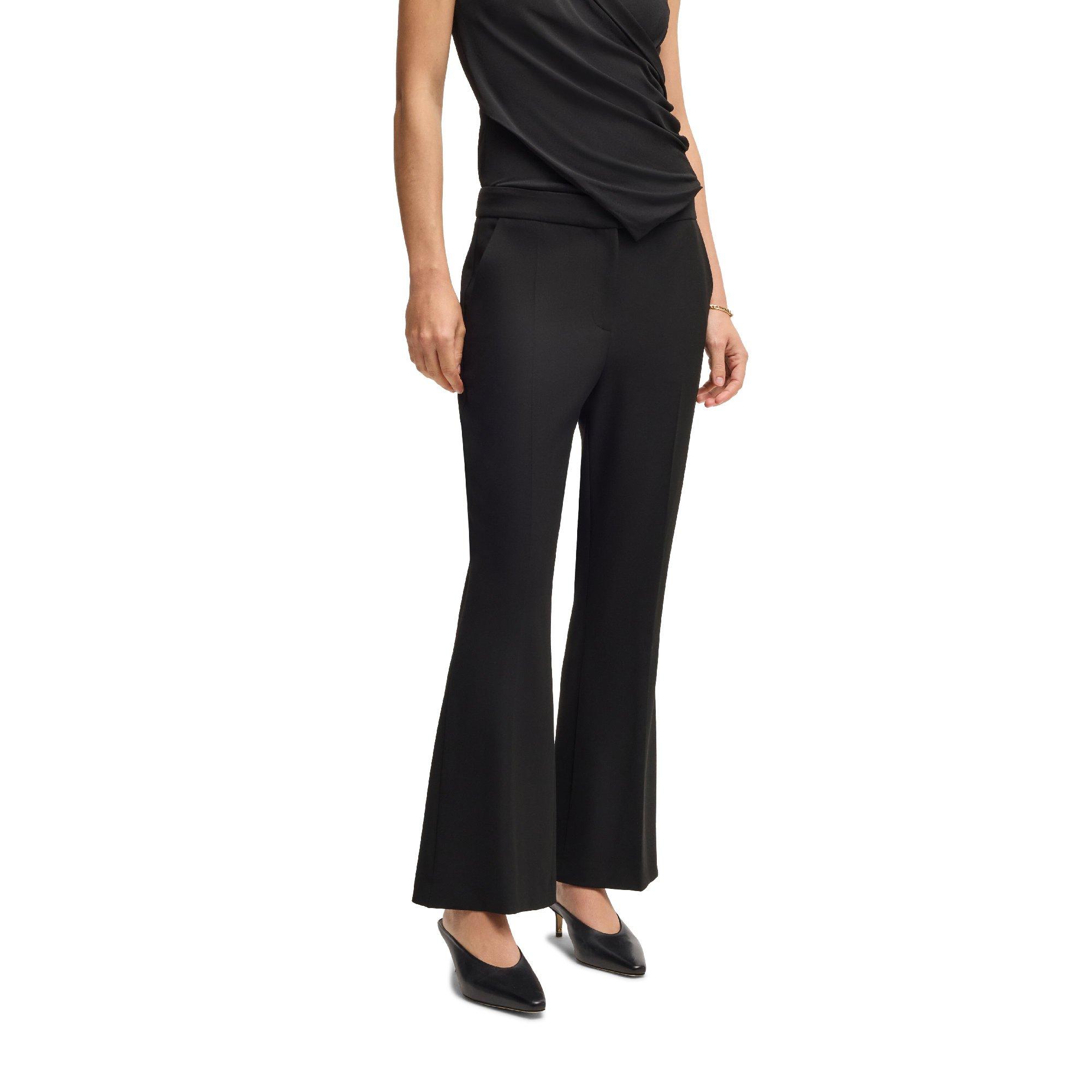 Schwarz - Boss - Women's Timasa1 Straight Leg Trousers - 1