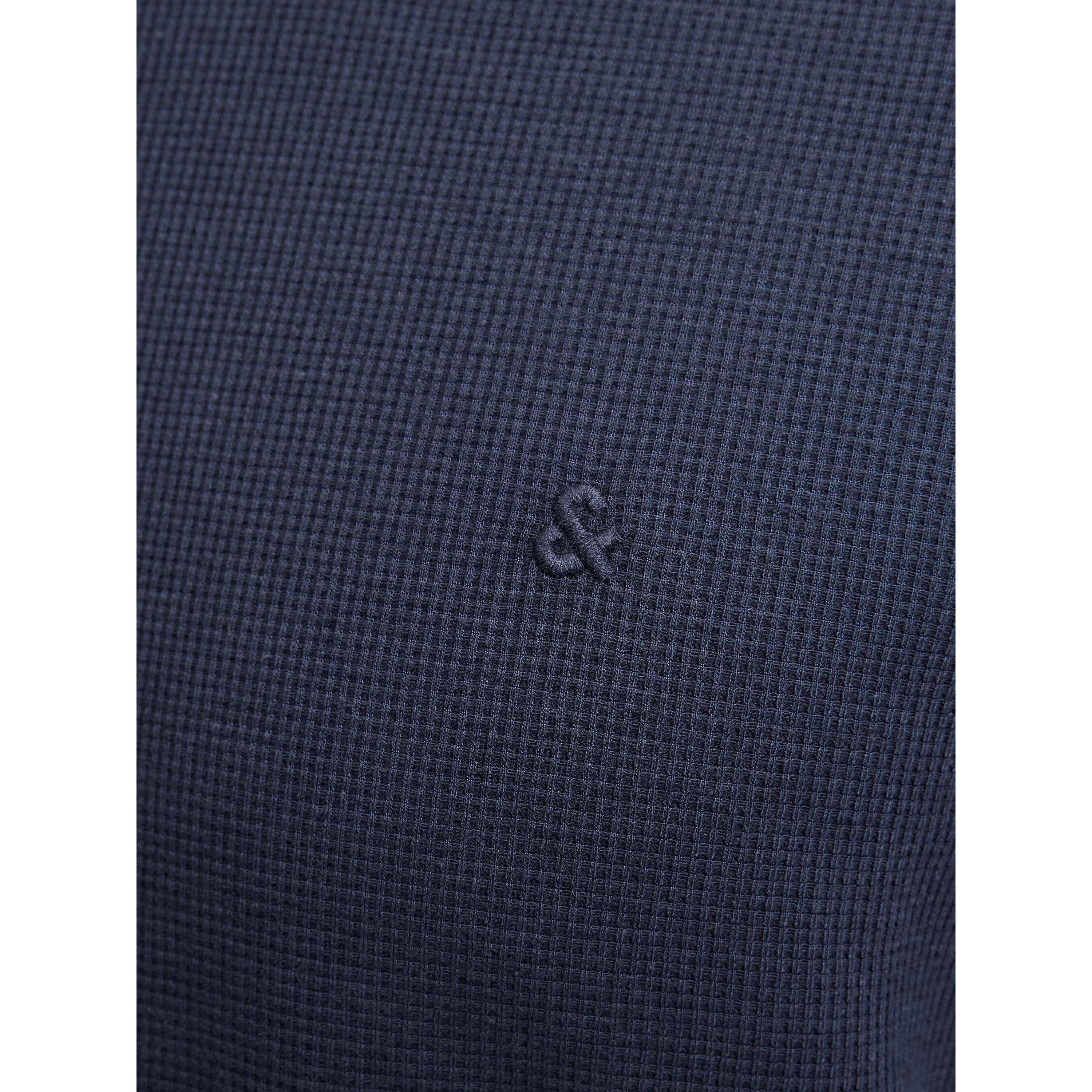 Navy Blazer - Jack and Jones - Jack Austin Zip Polo Plus Size Mens - 5