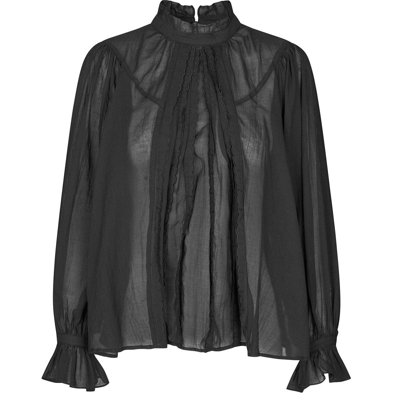 18 Washed Black - Lollys Laundry - Women's Presley Long Sleeve Blouse - 4