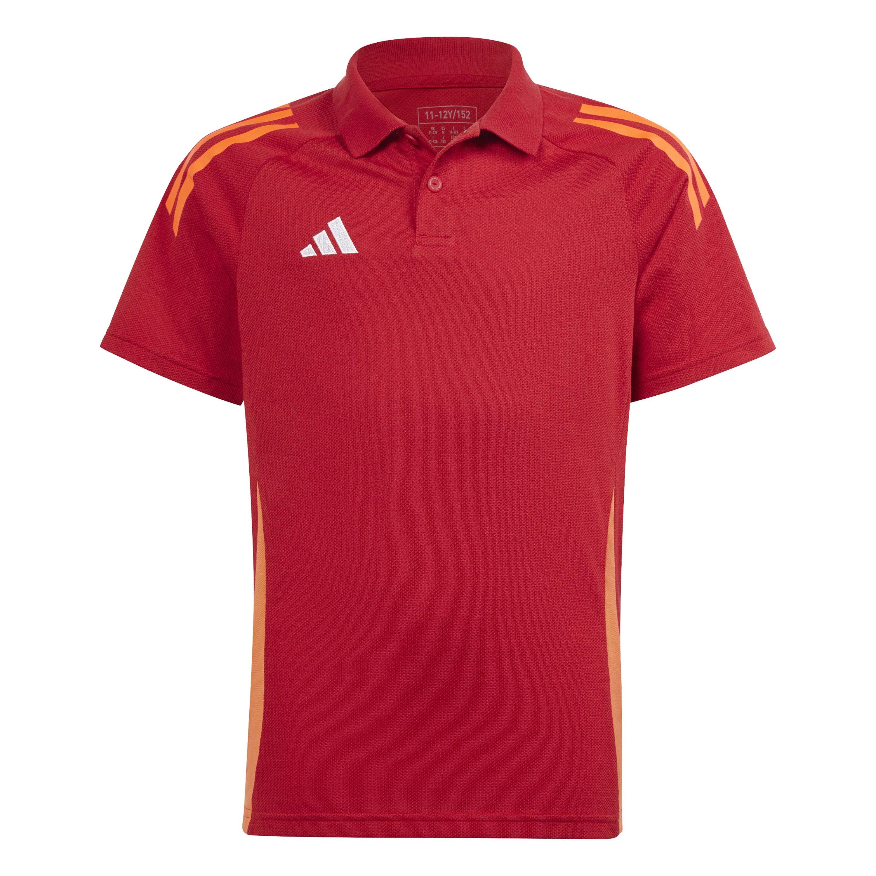 Adidas  Kids ' Tiro24 Performance Polo Shirt - Power Red - 11-12 Years