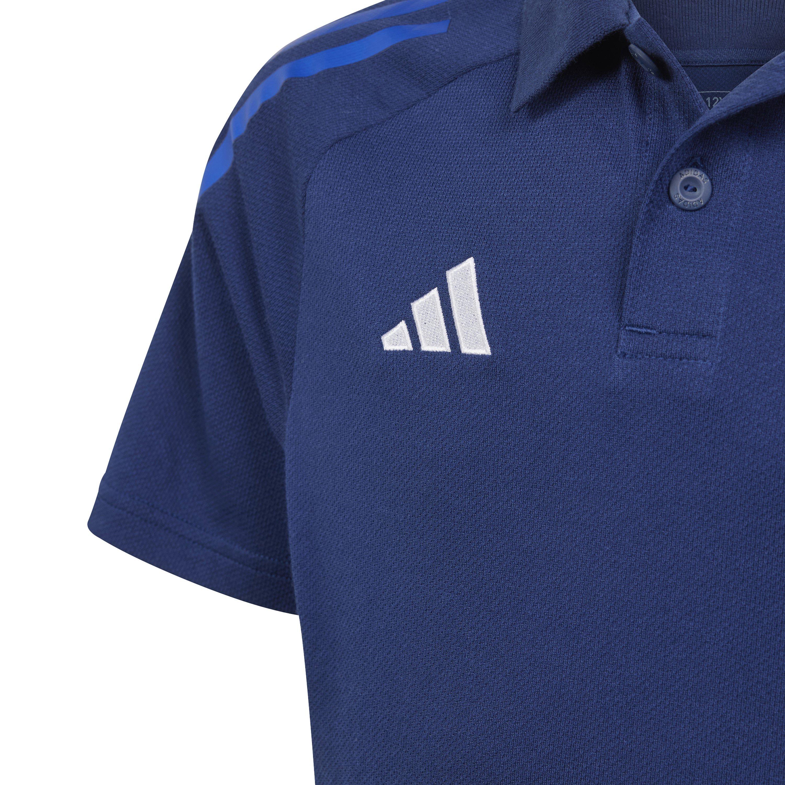 Navy Blue - adidas - Tiro24 C Poloy Polo Shirt Unisex Kids - 3