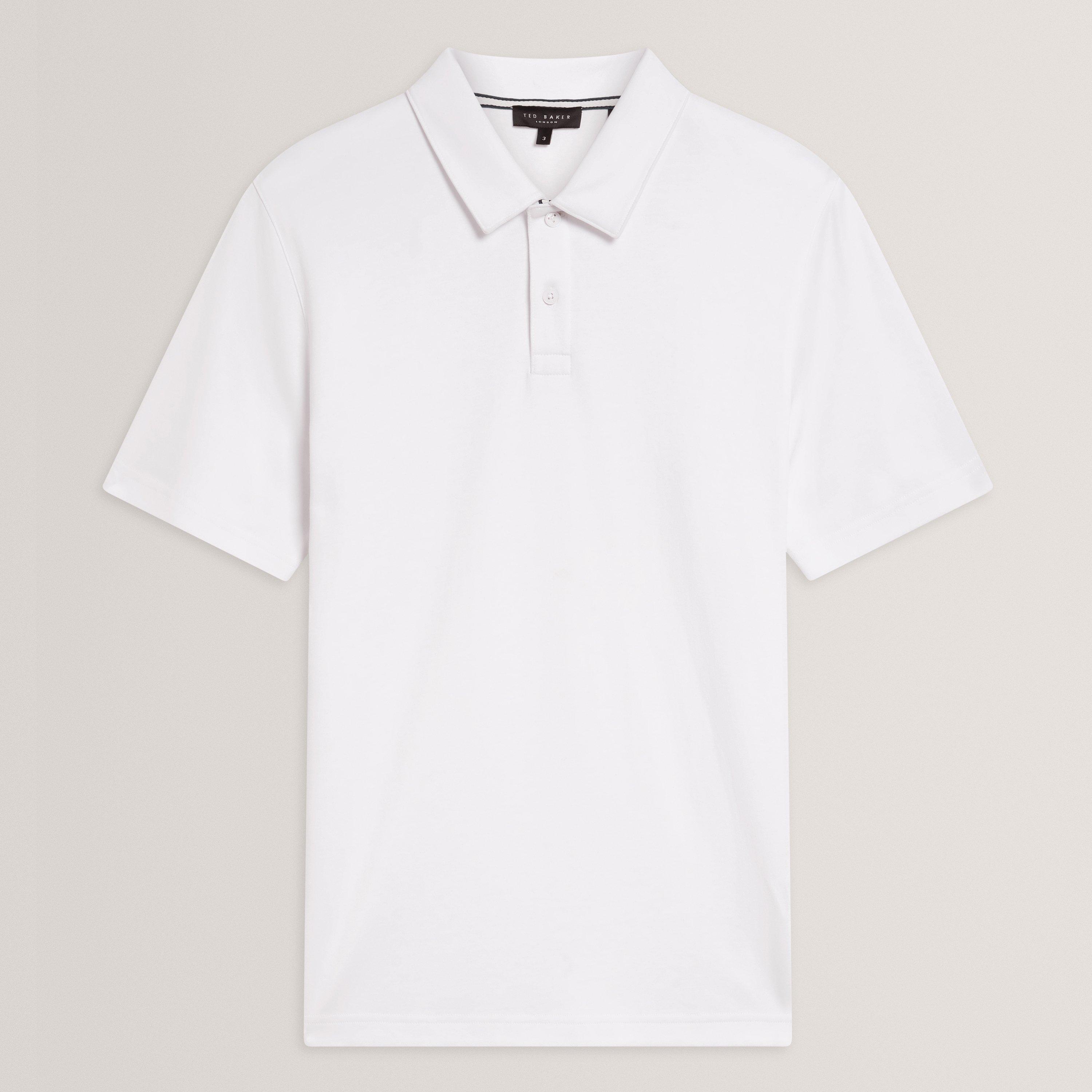 White - Ted Baker - Men's Short Sleeve Polo Shirt - 1