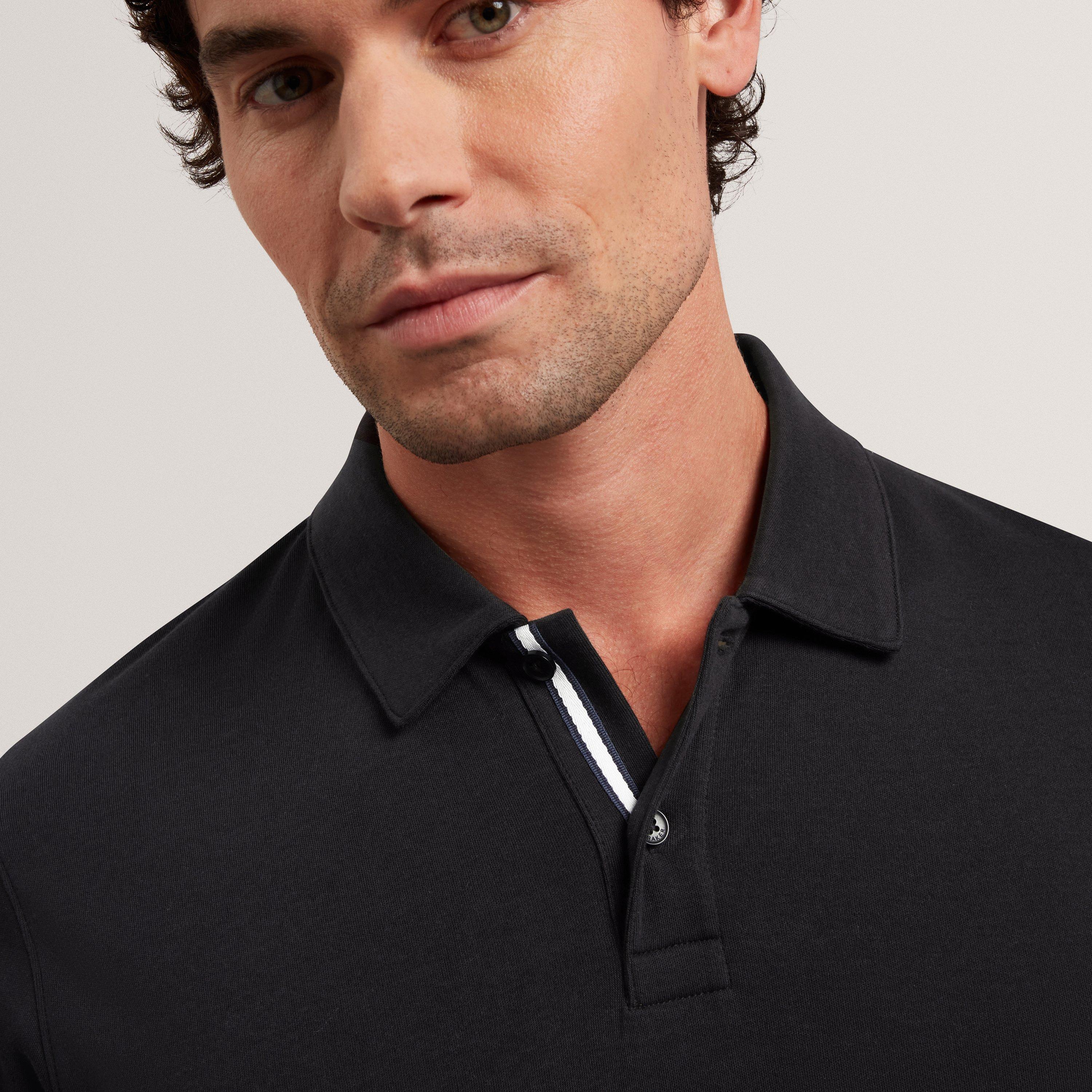 Black - Ted Baker - Mens Short Sleeve Polo Shirt - 4