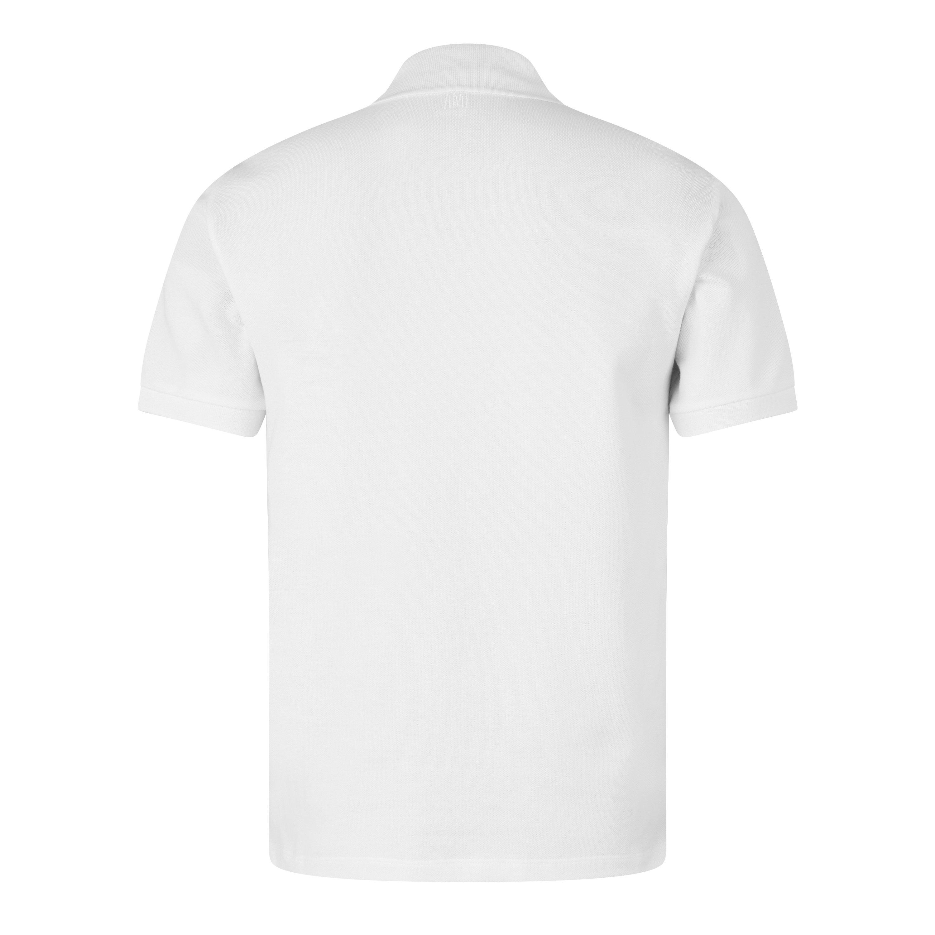 White - Ami Paris - De Coeur Polo Shirt - 8
