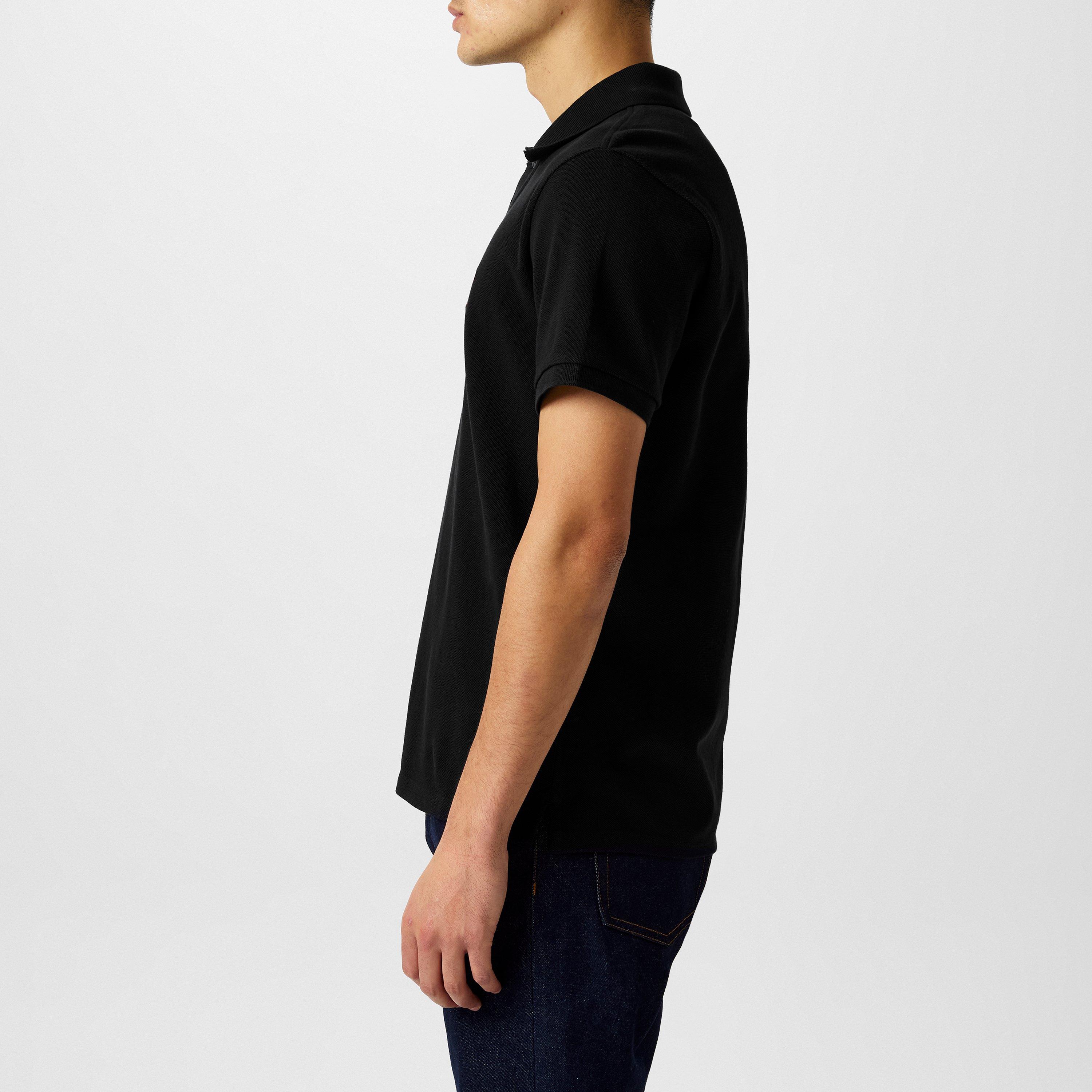 Black - Ami Paris - Ami De Coeur Polo Shirt - 5