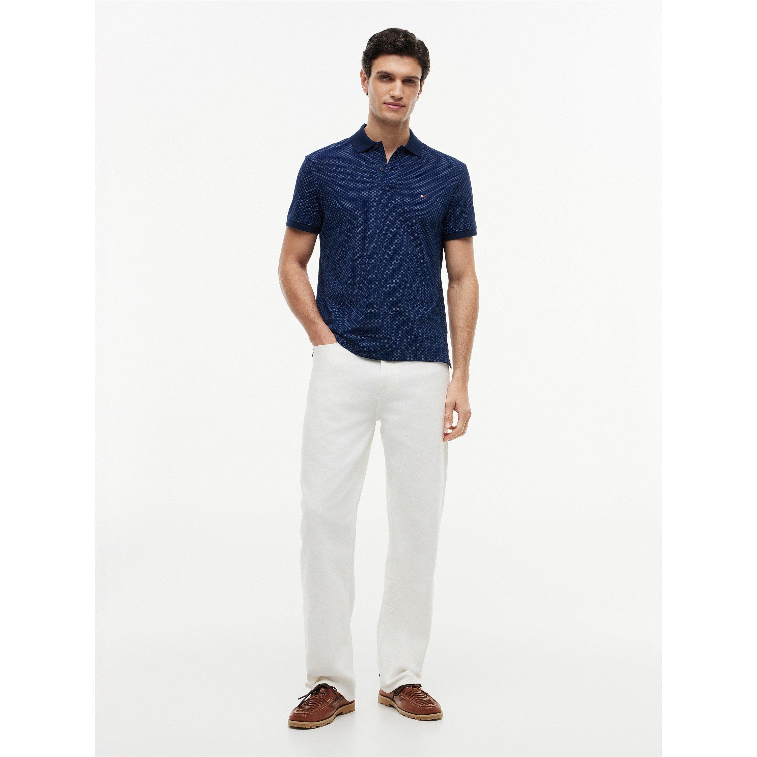 Carbon Navy - Tommy Hilfiger - Men's Short Sleeve Polo Shirt - 3