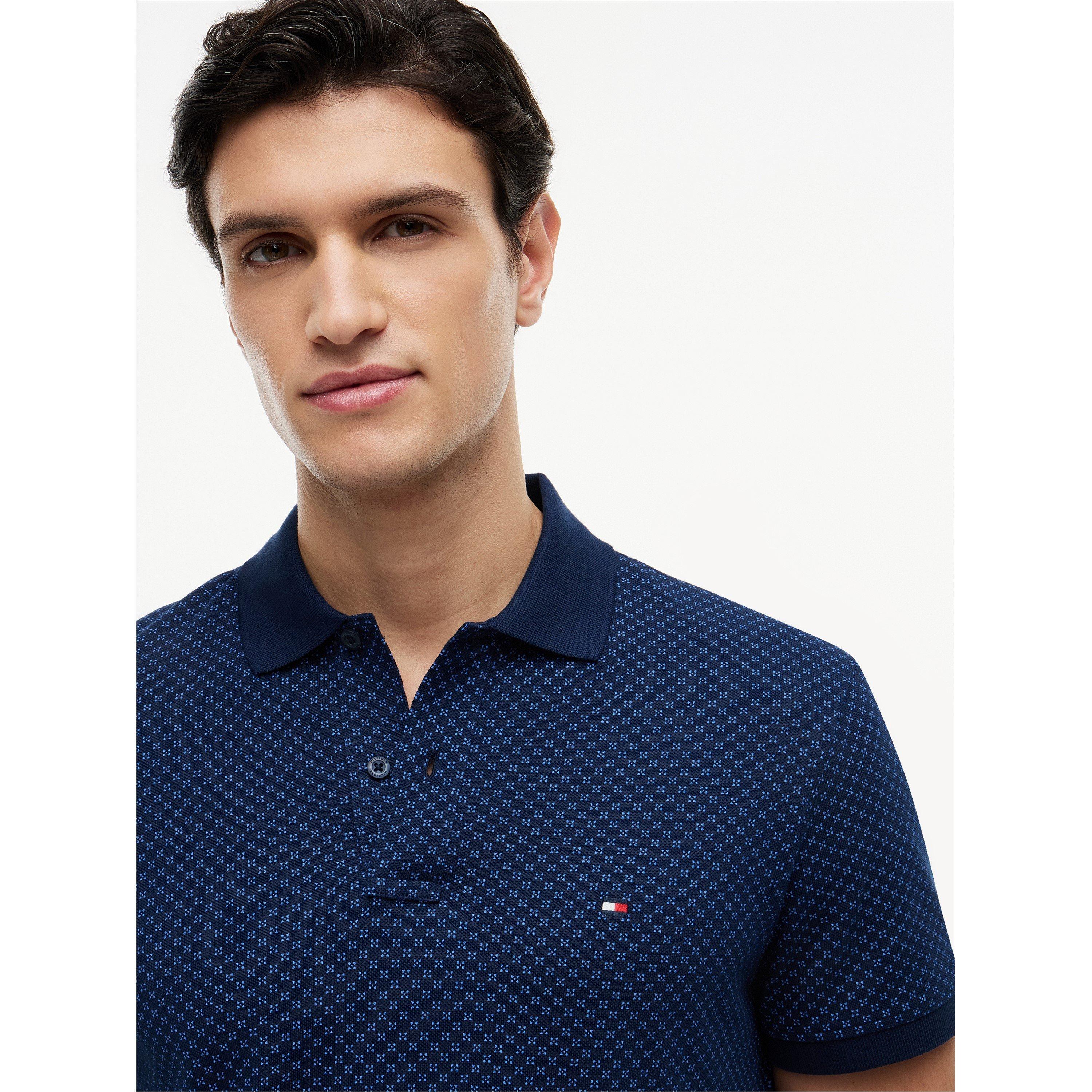 Carbon Navy - Tommy Hilfiger - Men's Short Sleeve Polo Shirt - 4