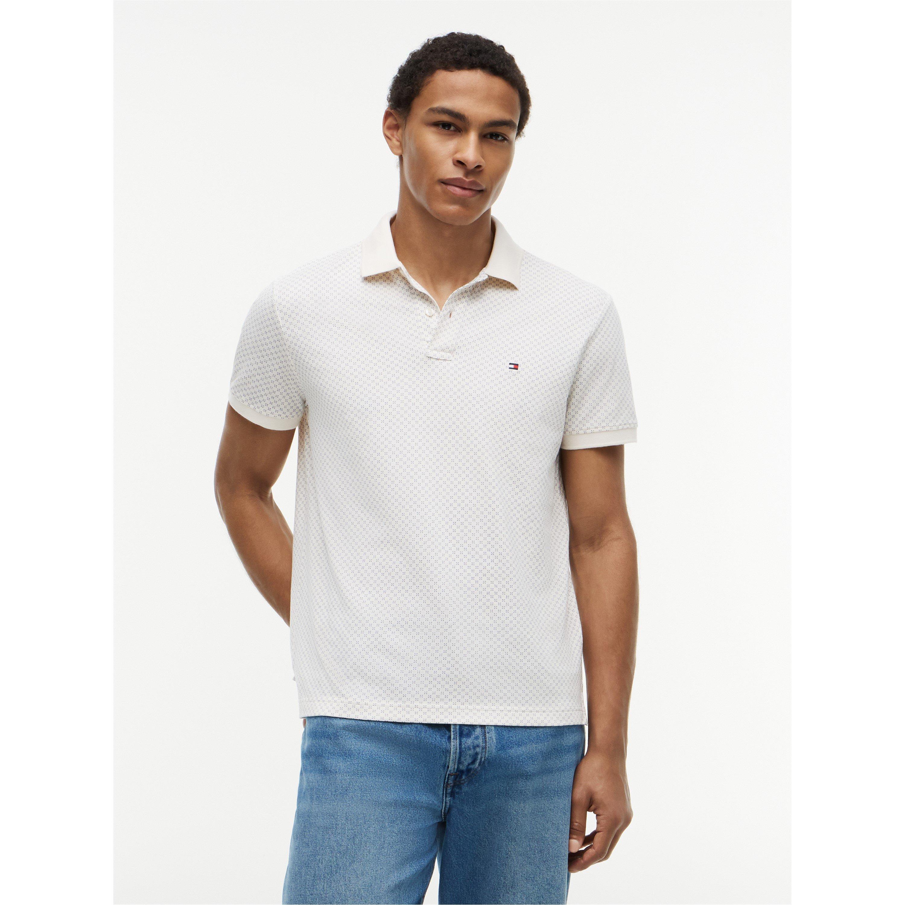 Ivory Petal - Tommy Hilfiger - Men's Short Sleeve Polo Shirt - 2