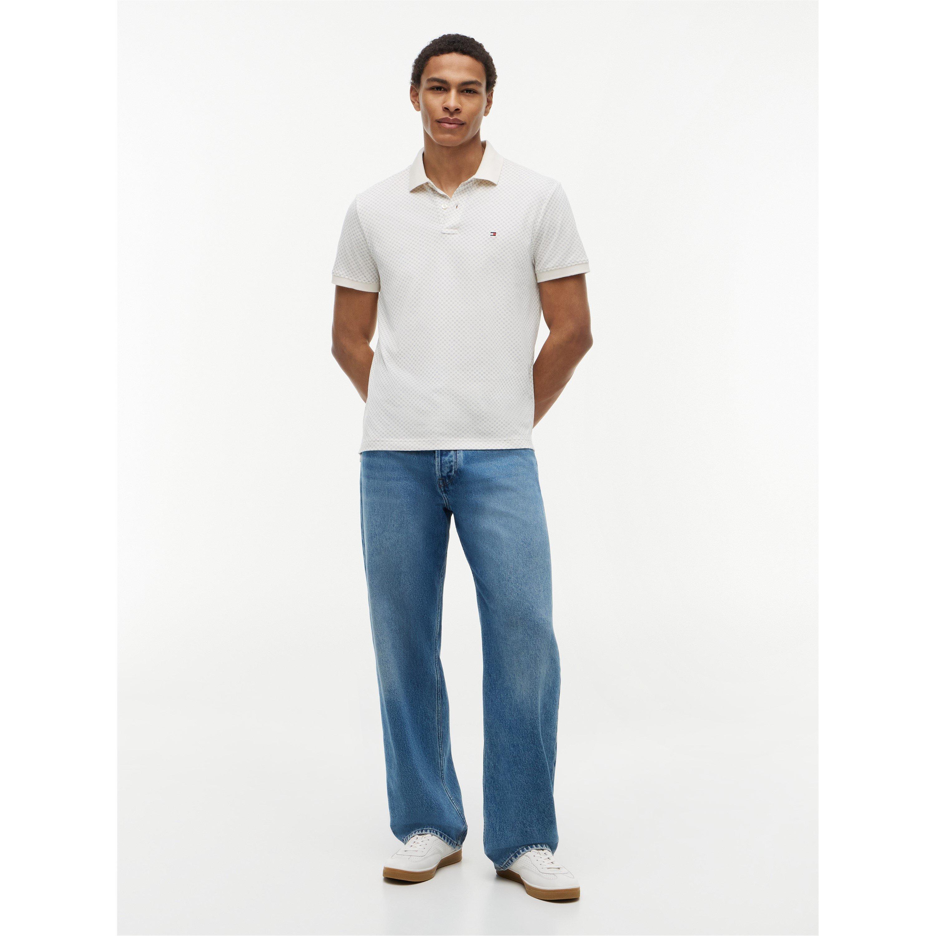 Ivory Petal - Tommy Hilfiger - Men's Short Sleeve Polo Shirt - 3