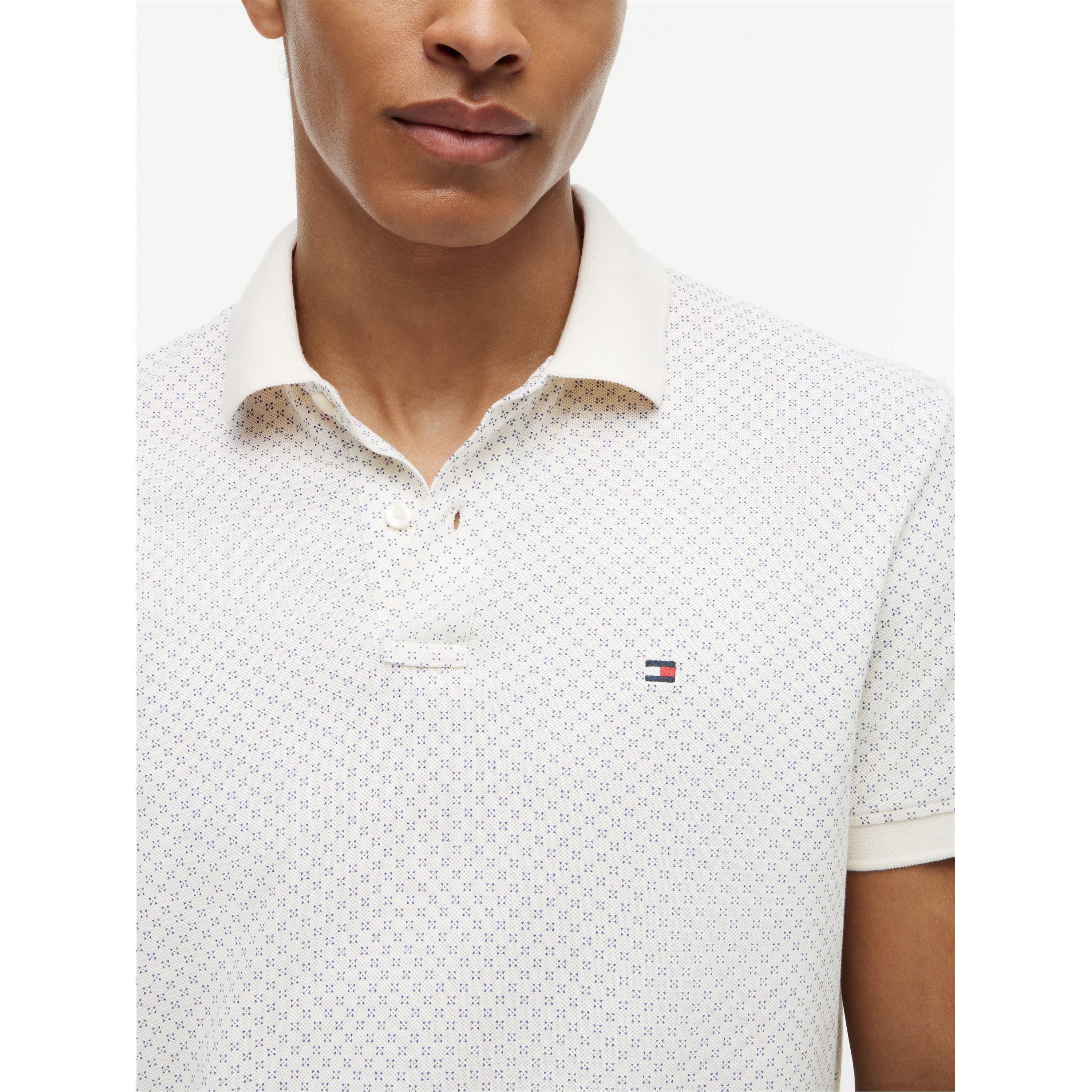 Ivory Petal - Tommy Hilfiger - Men's Short Sleeve Polo Shirt - 4