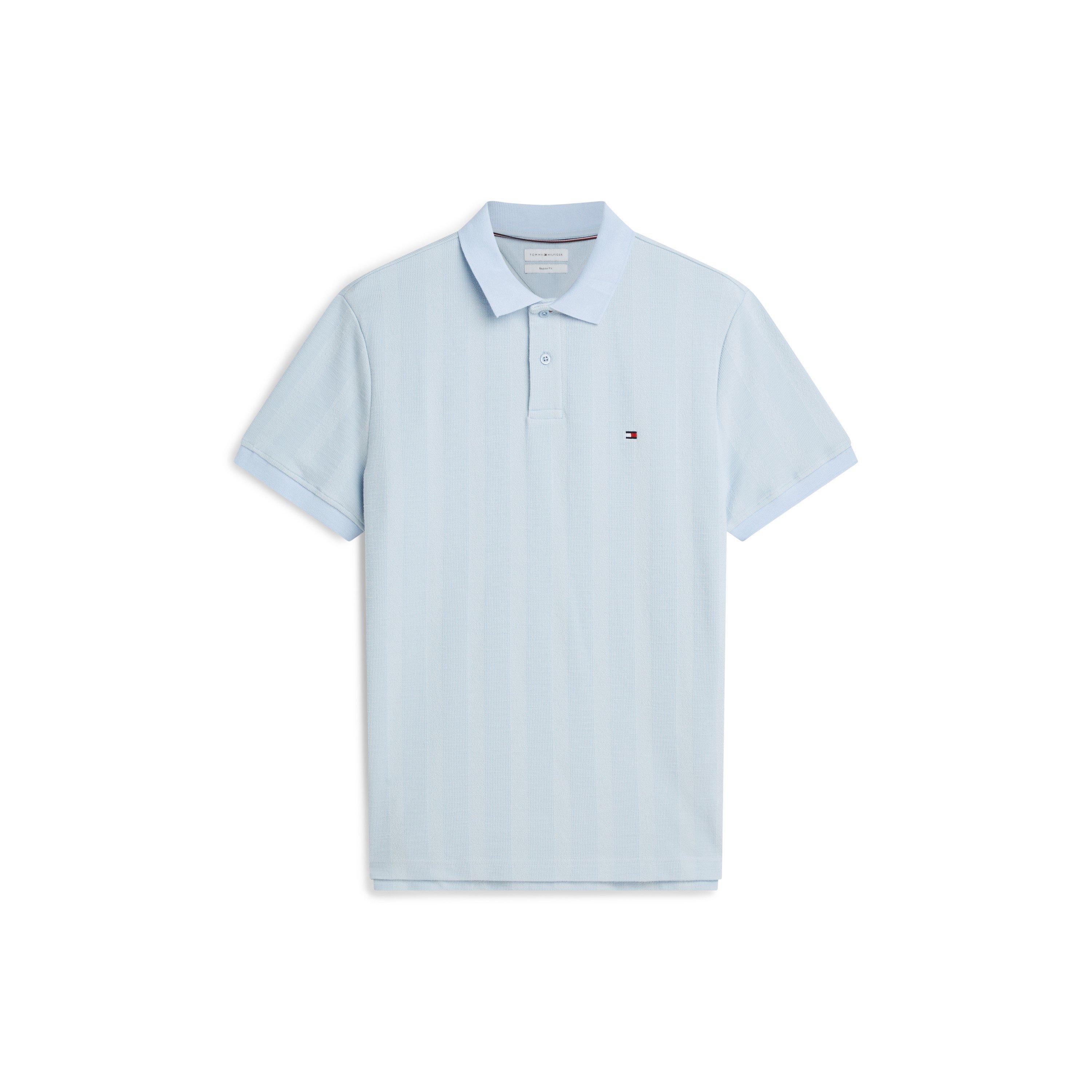 Breezy Blue - Tommy Hilfiger - Men's Short Sleeve Polo Shirt - 1