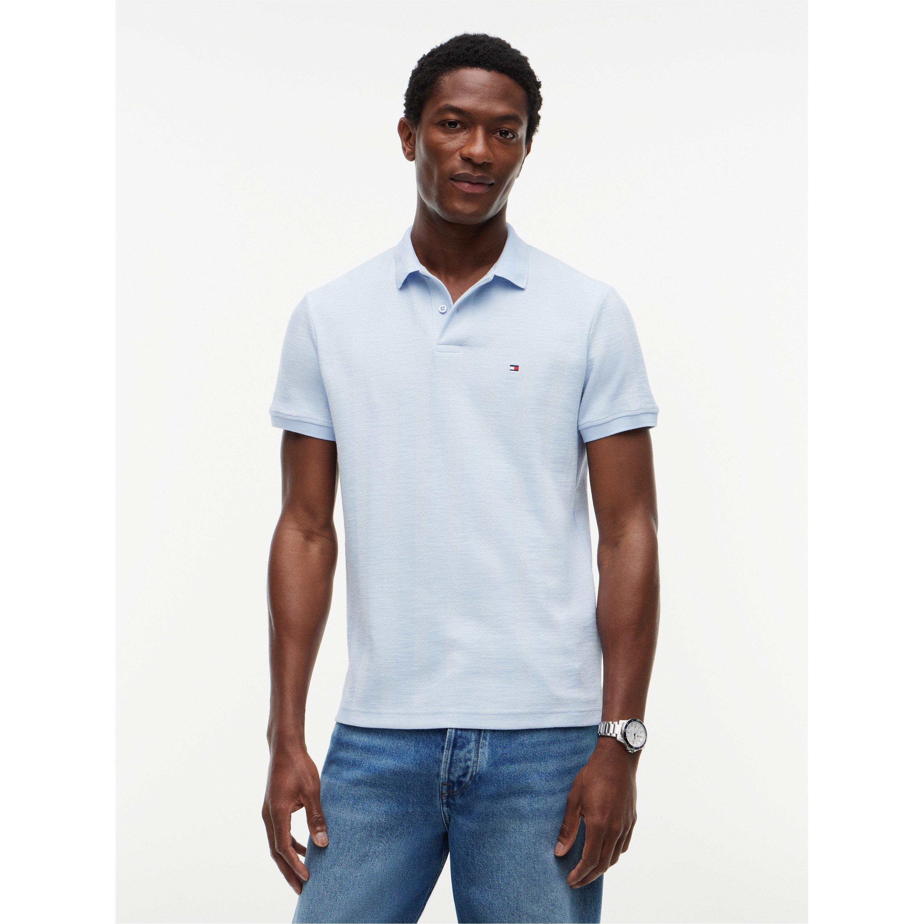 Breezy Blue - Tommy Hilfiger - Men's Short Sleeve Polo Shirt - 2