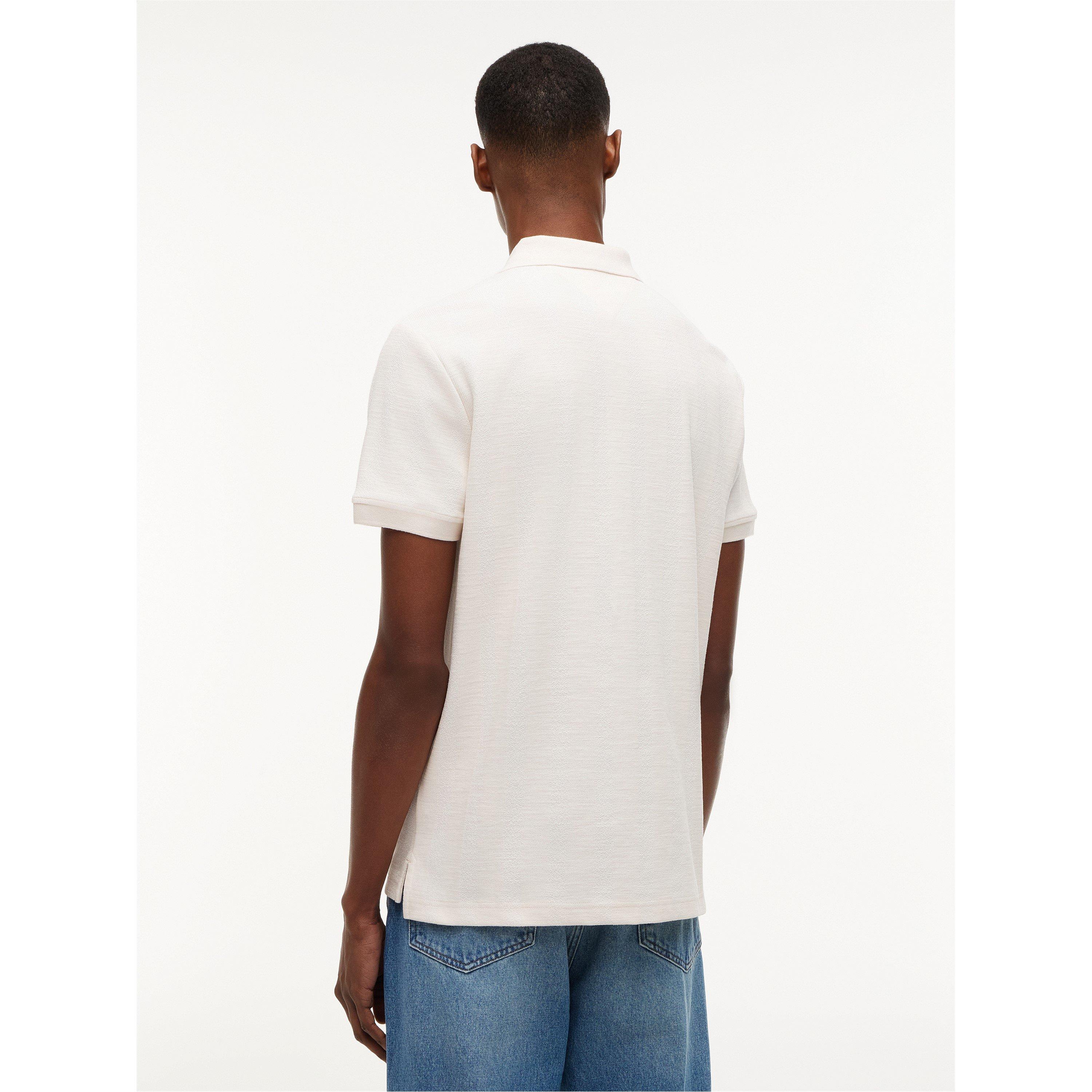 Ivory Petal - Tommy Hilfiger - Men's Short Sleeve Polo Shirt - 5
