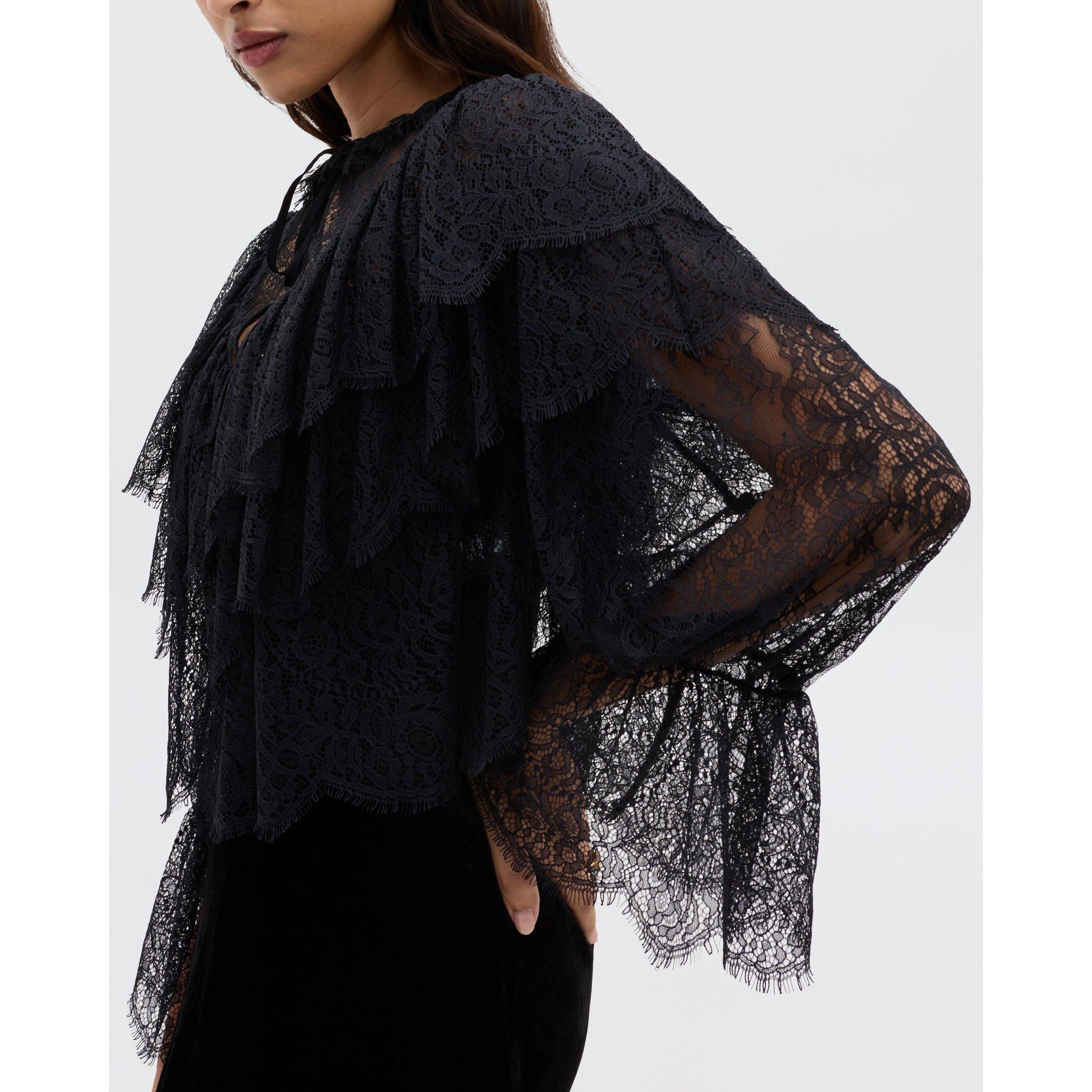 Black - RIXO - Rixo Faryn Top Ld61 - 4