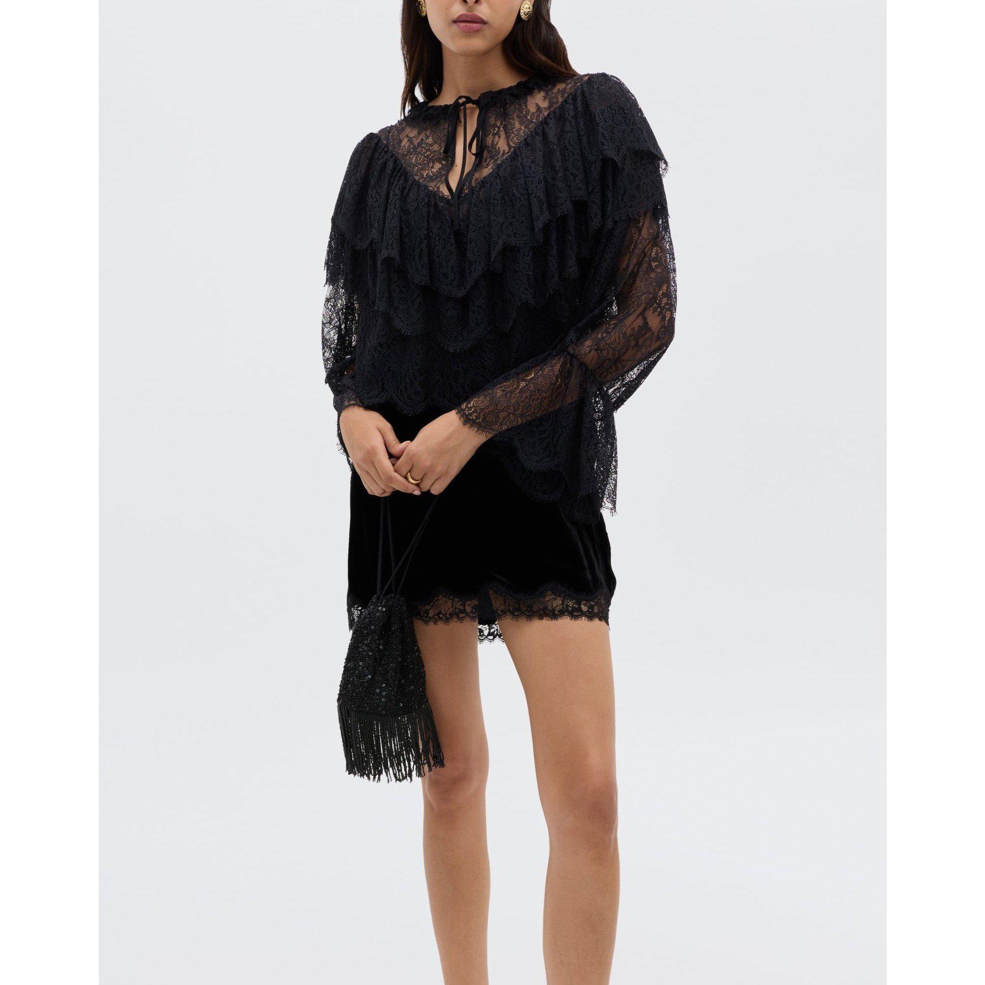 Black - RIXO - Rixo Faryn Top Ld61 - 5